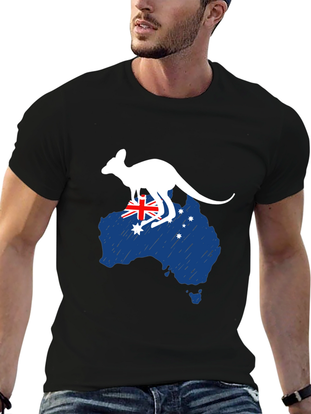 Australia Kangaroo Graphic Tee