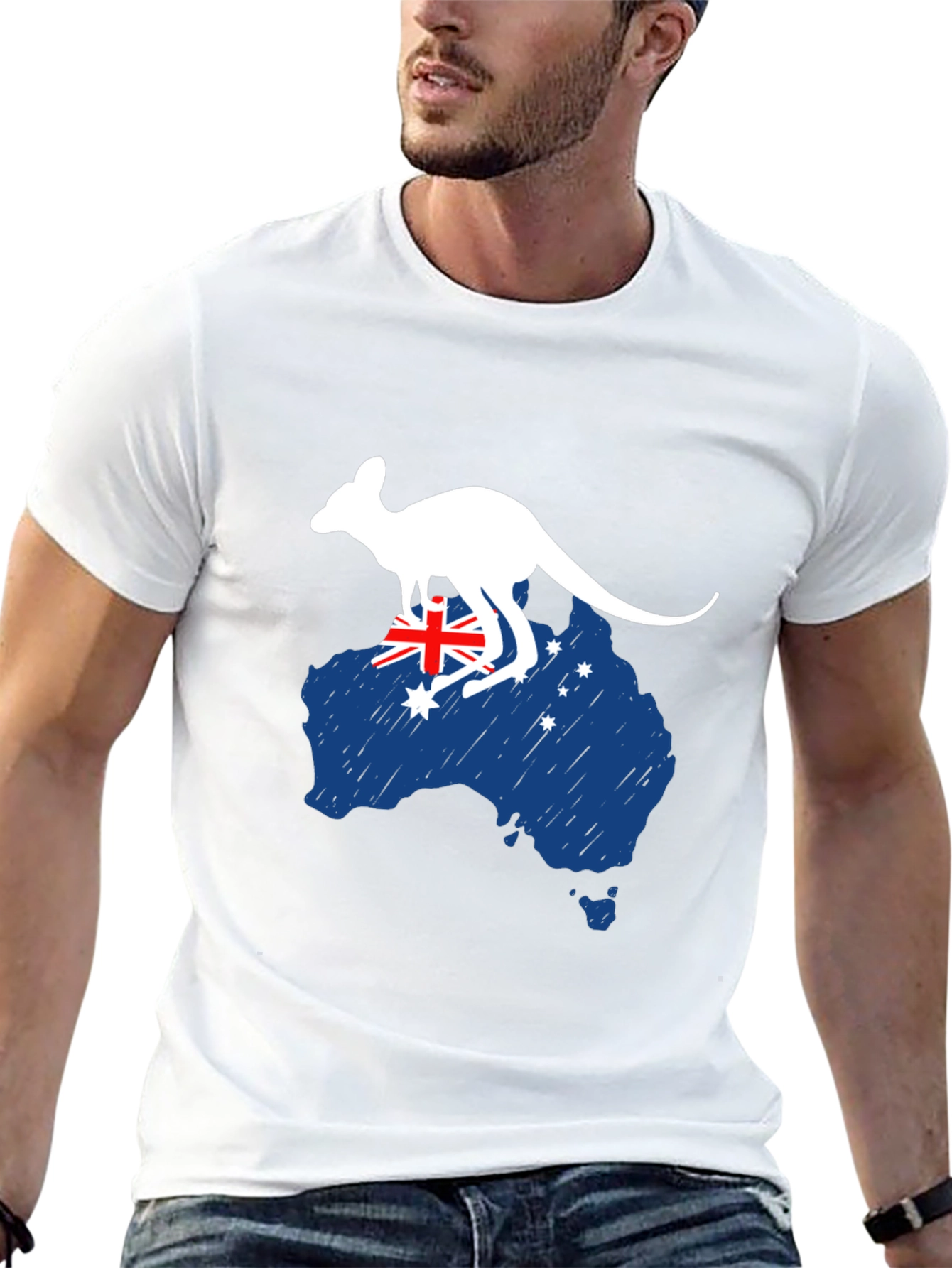 Australia Kangaroo Graphic Tee
