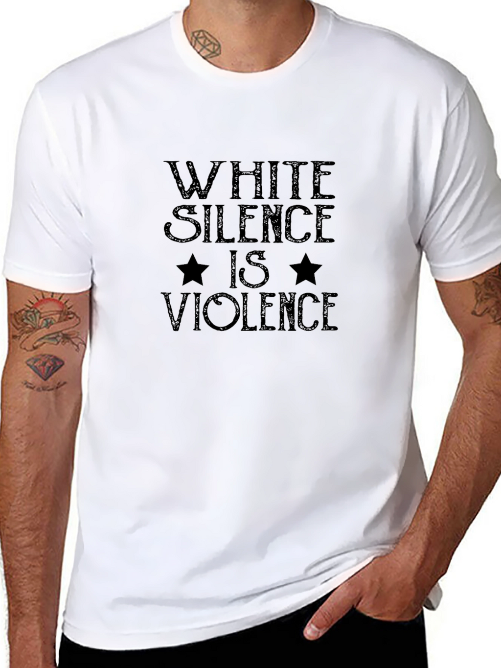 White Silence is Violence Graphic Tee