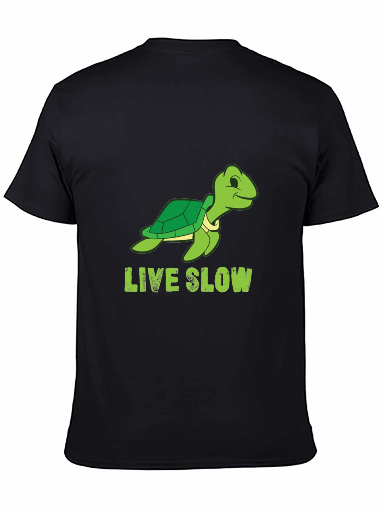 Live Slow Turtle Graphic Tee