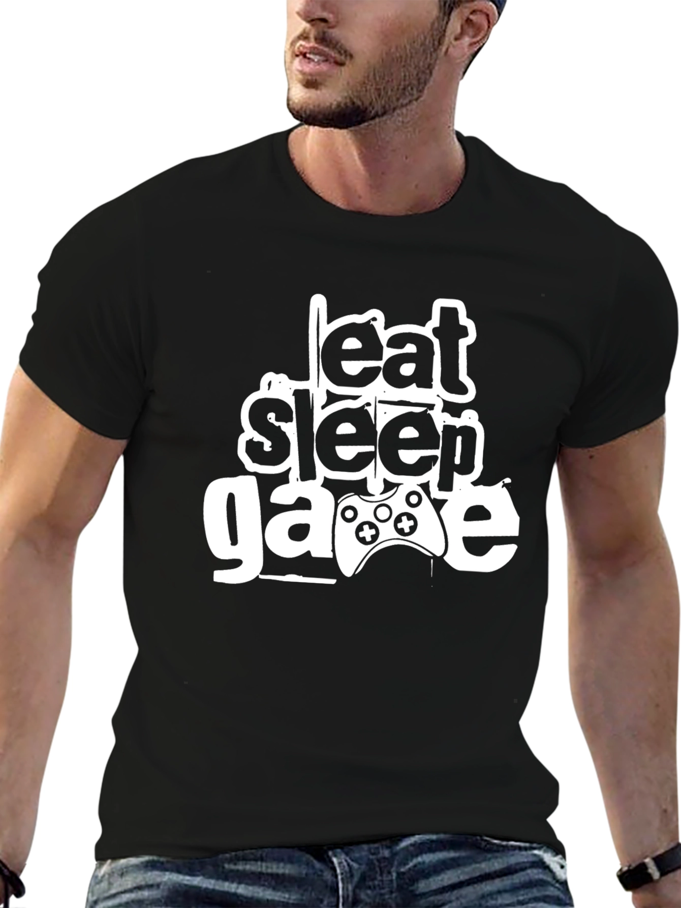 Eat Sleep Game Graphic Tee