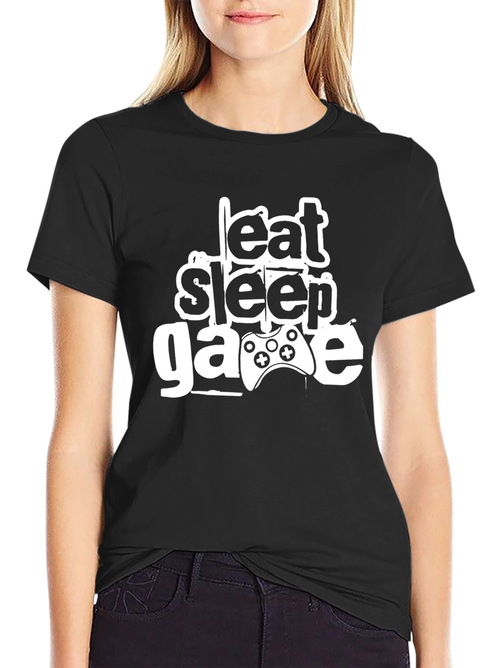 Eat Sleep Game Graphic Tee