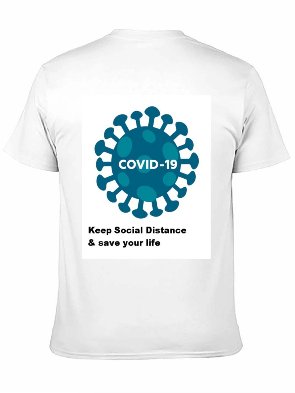 COVID-19 Social Distancing T-Shirt - Stay Safe