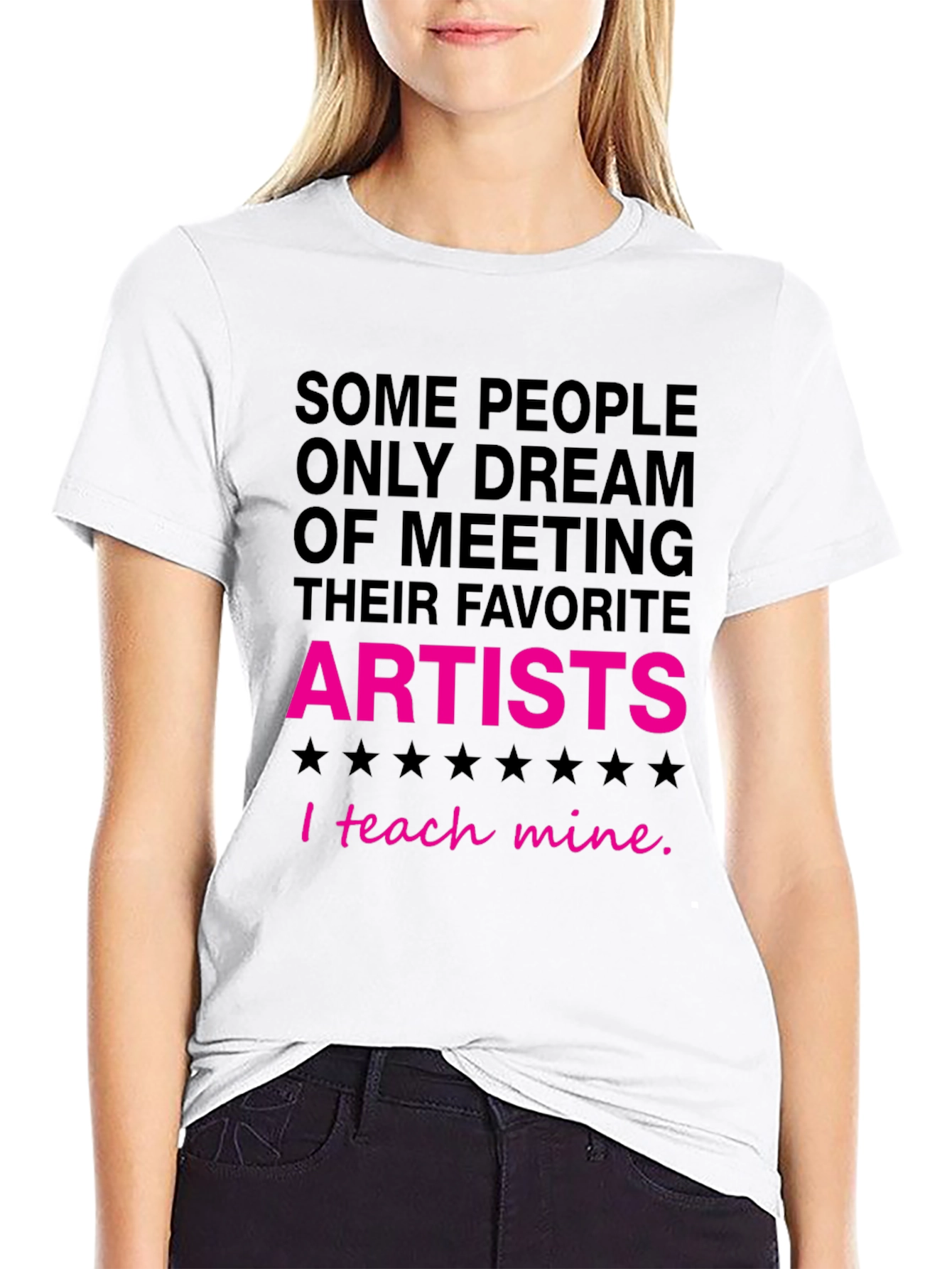 I Teach Mine Artist Graphic Tee