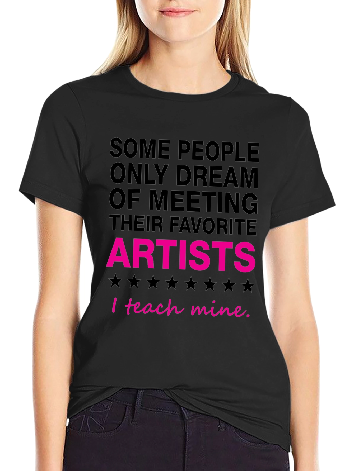 I Teach Mine Artist Graphic Tee