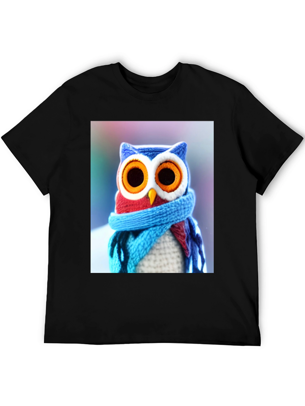 Owl T-Shirt - Knitted Design