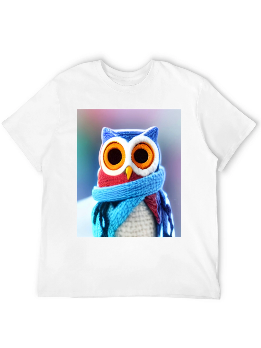 Owl T-Shirt - Knitted Design