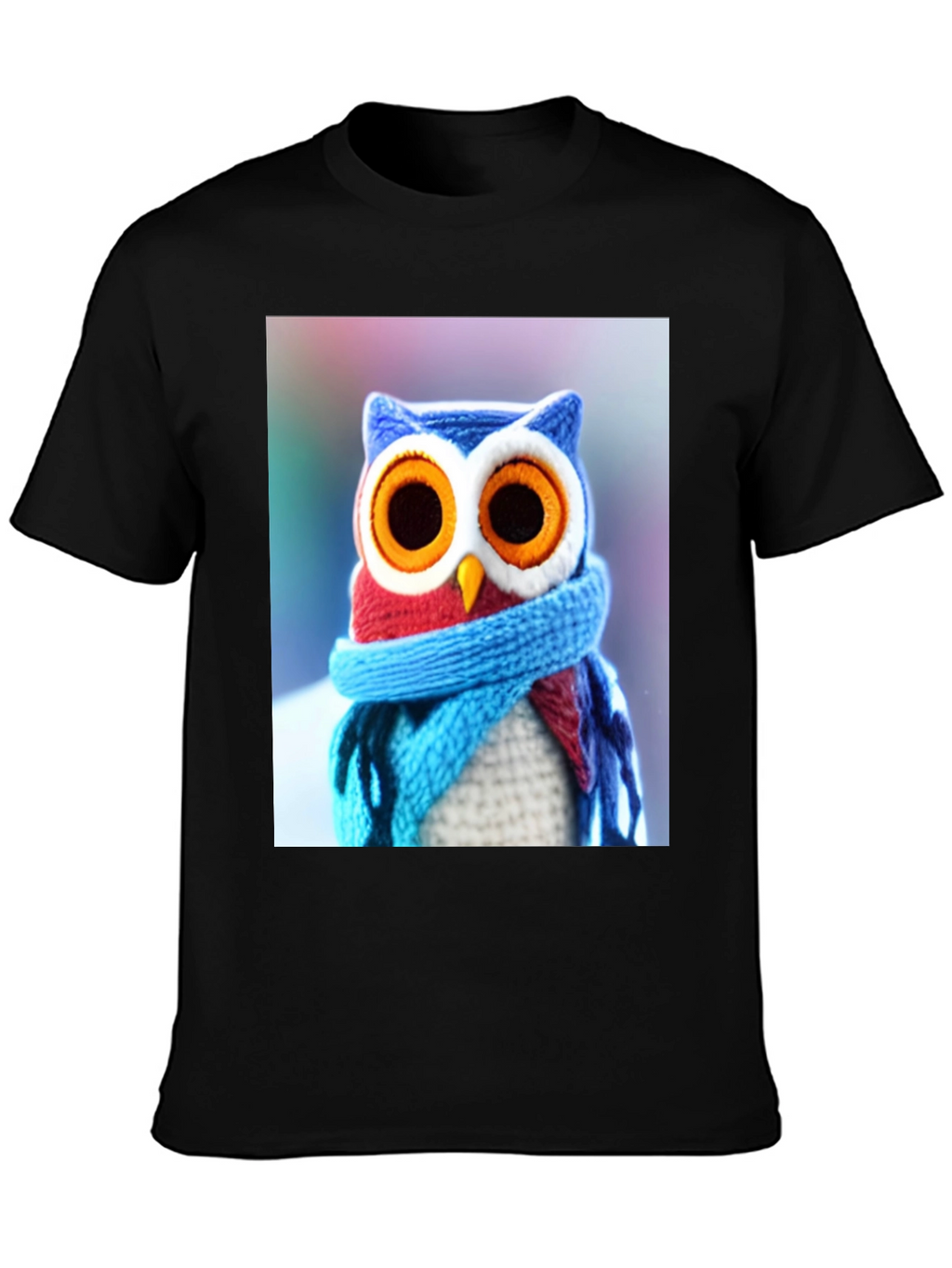 Owl T-Shirt - Knitted Design