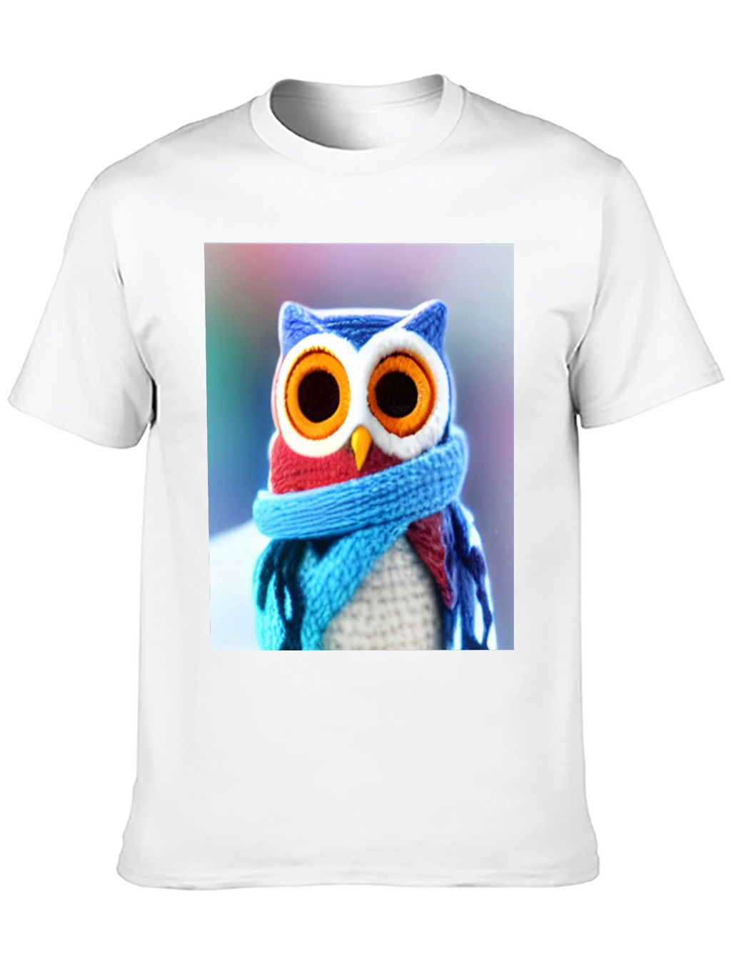 Owl T-Shirt - Knitted Design
