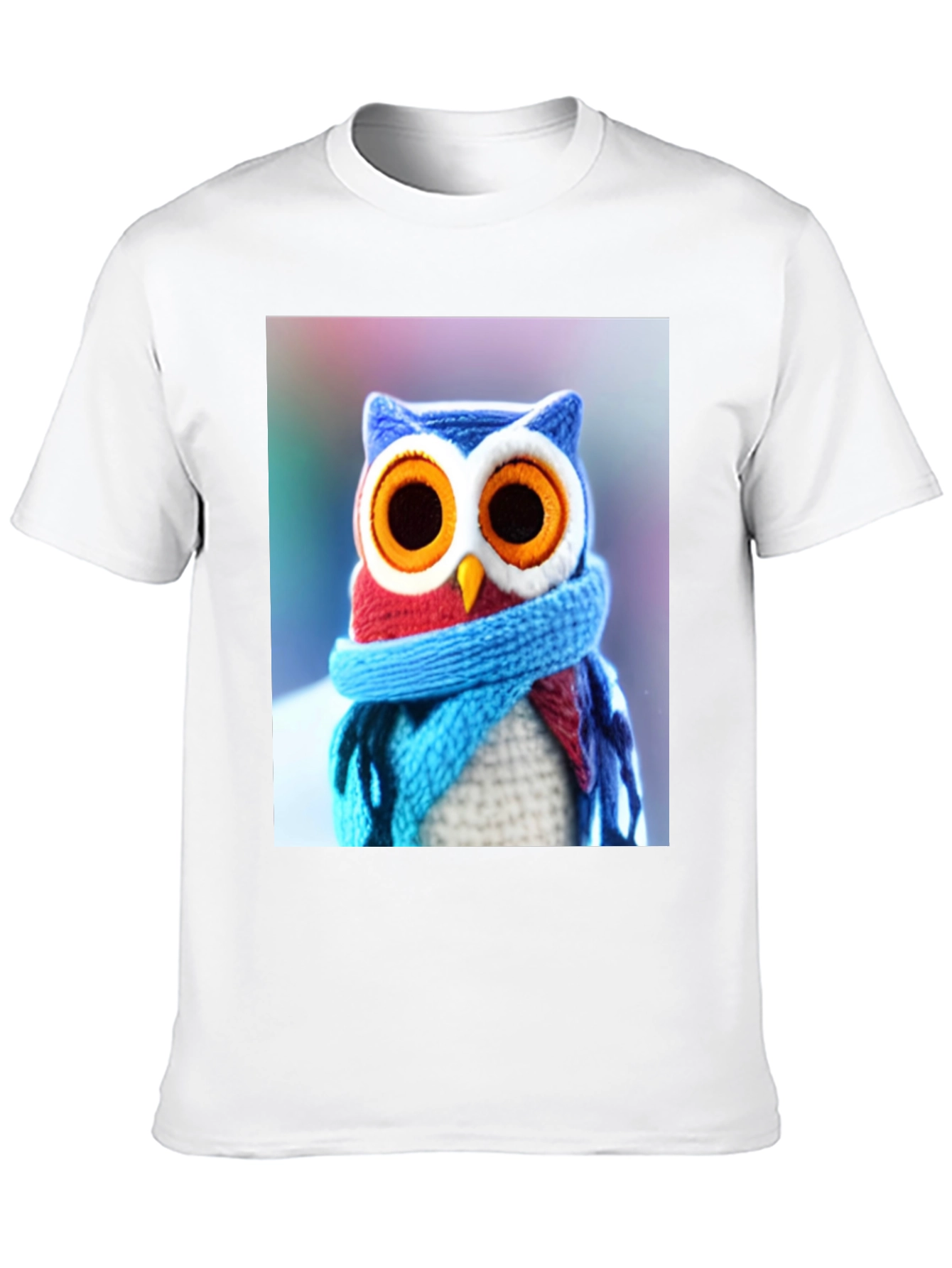Owl T-Shirt - Knitted Design