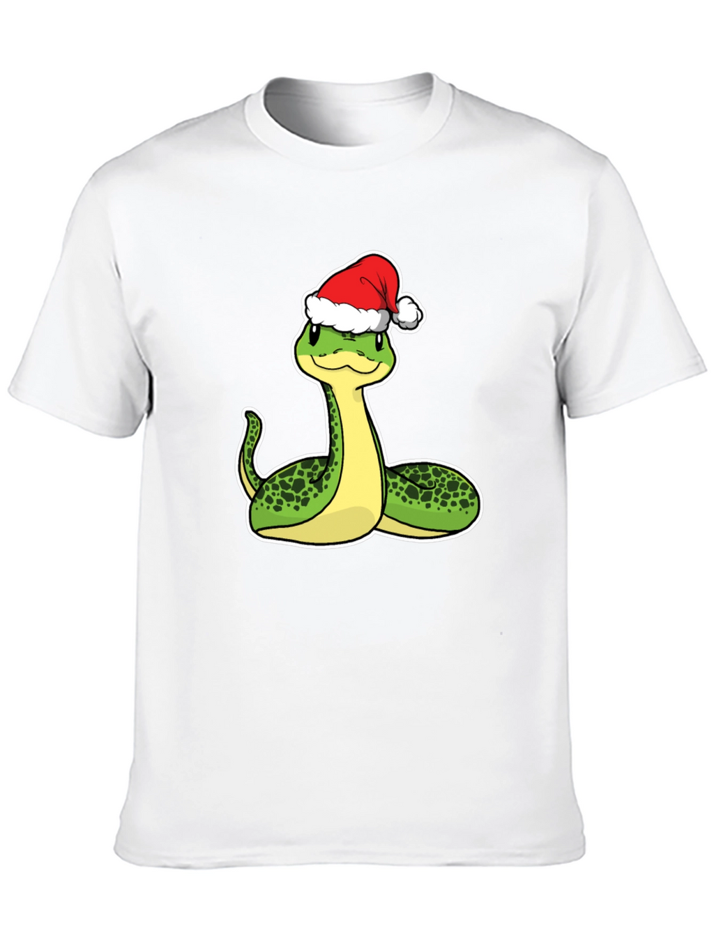 Festive Snake Graphic Tee - Holiday Style
