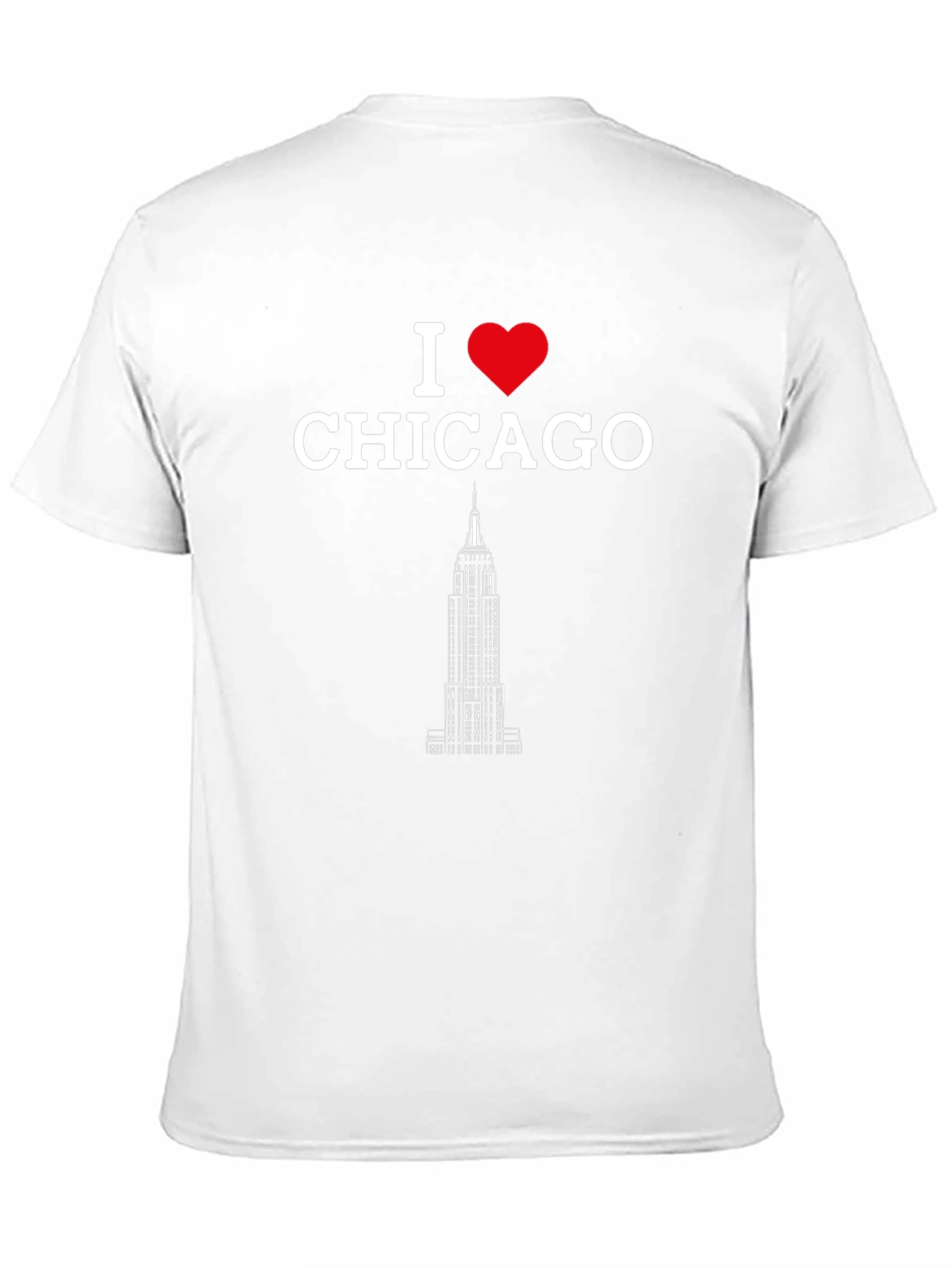 I Love Chicago Black Graphic Tee
