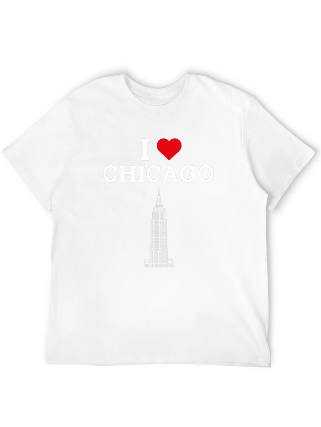I Love Chicago Black Graphic Tee
