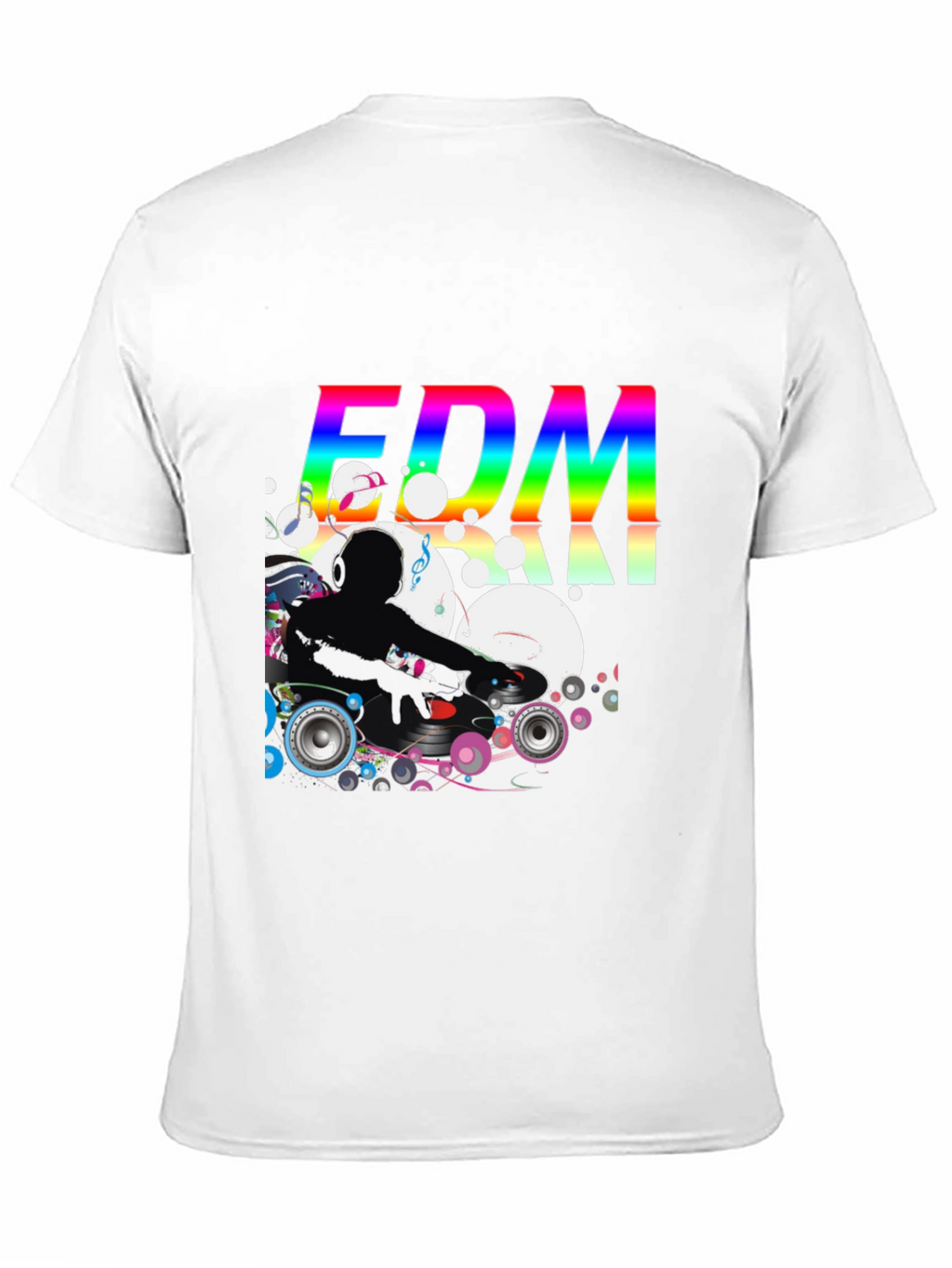 EDM DJ Graphic Black T-Shirt