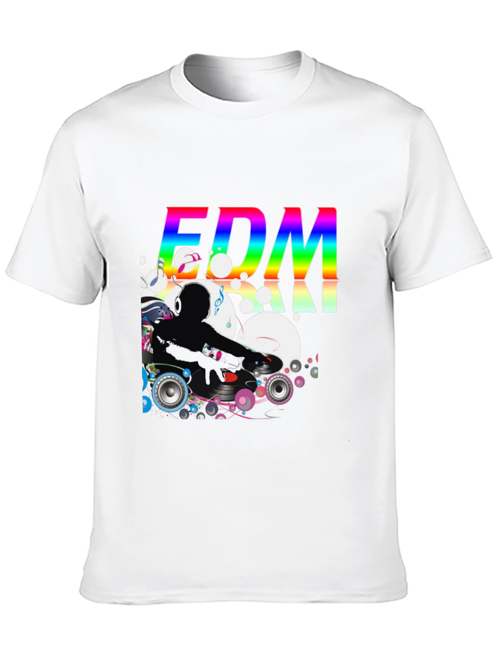 EDM DJ Graphic Black T-Shirt