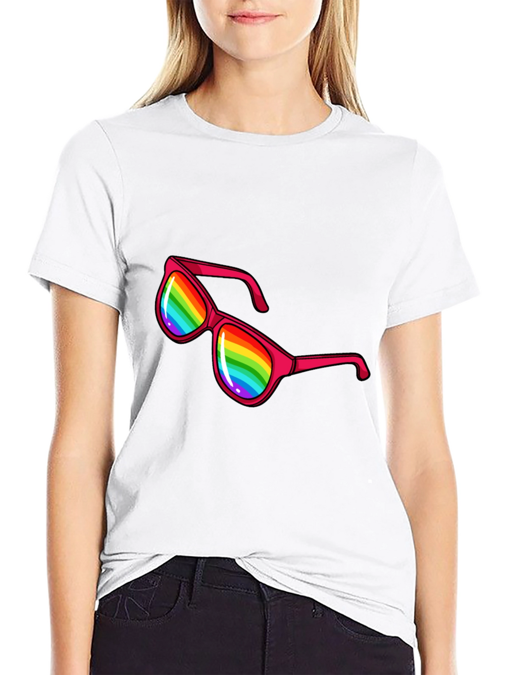 Rainbow Sunglasses T-Shirt - Pride Apparel