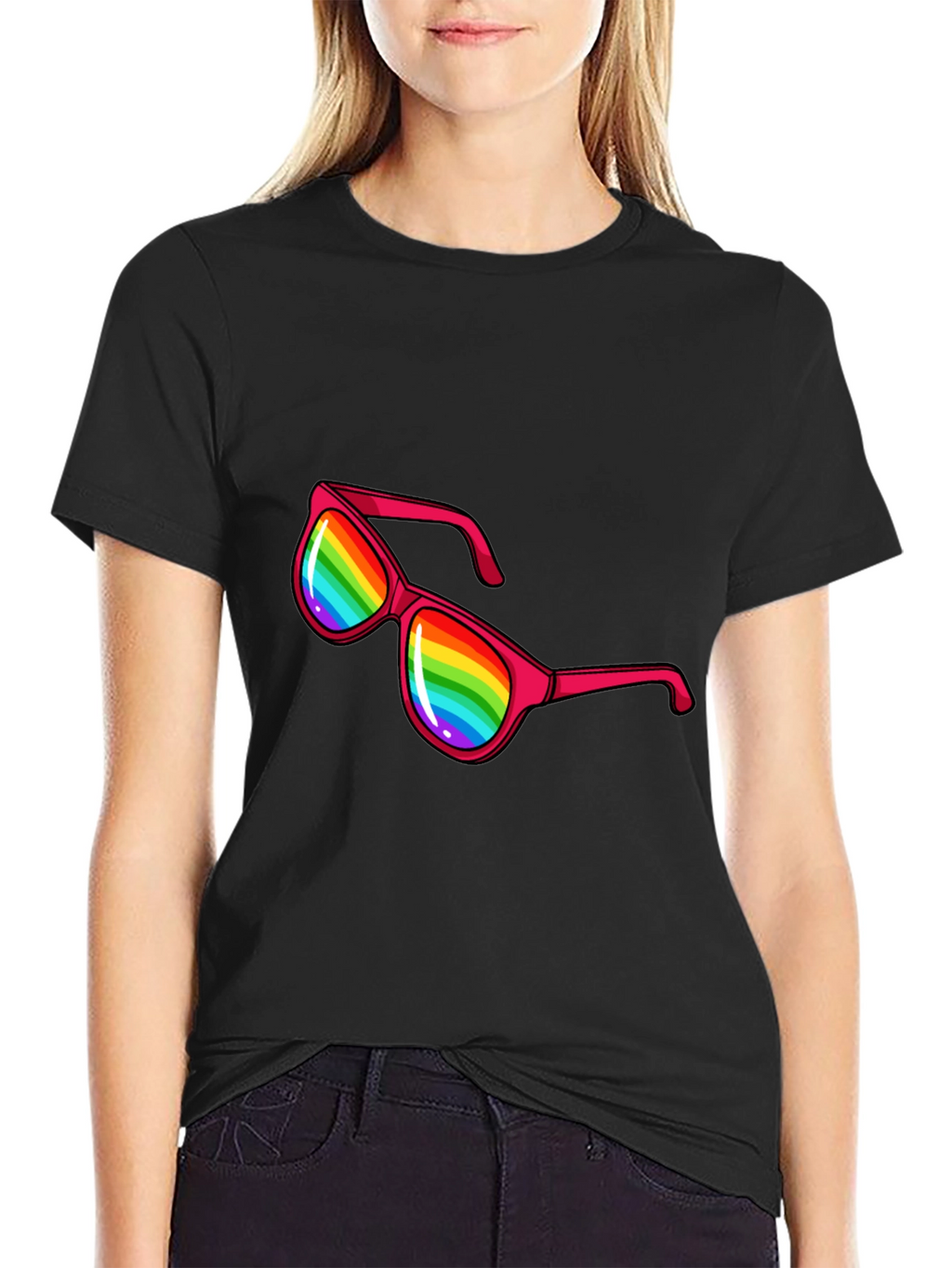 Rainbow Sunglasses T-Shirt - Pride Apparel