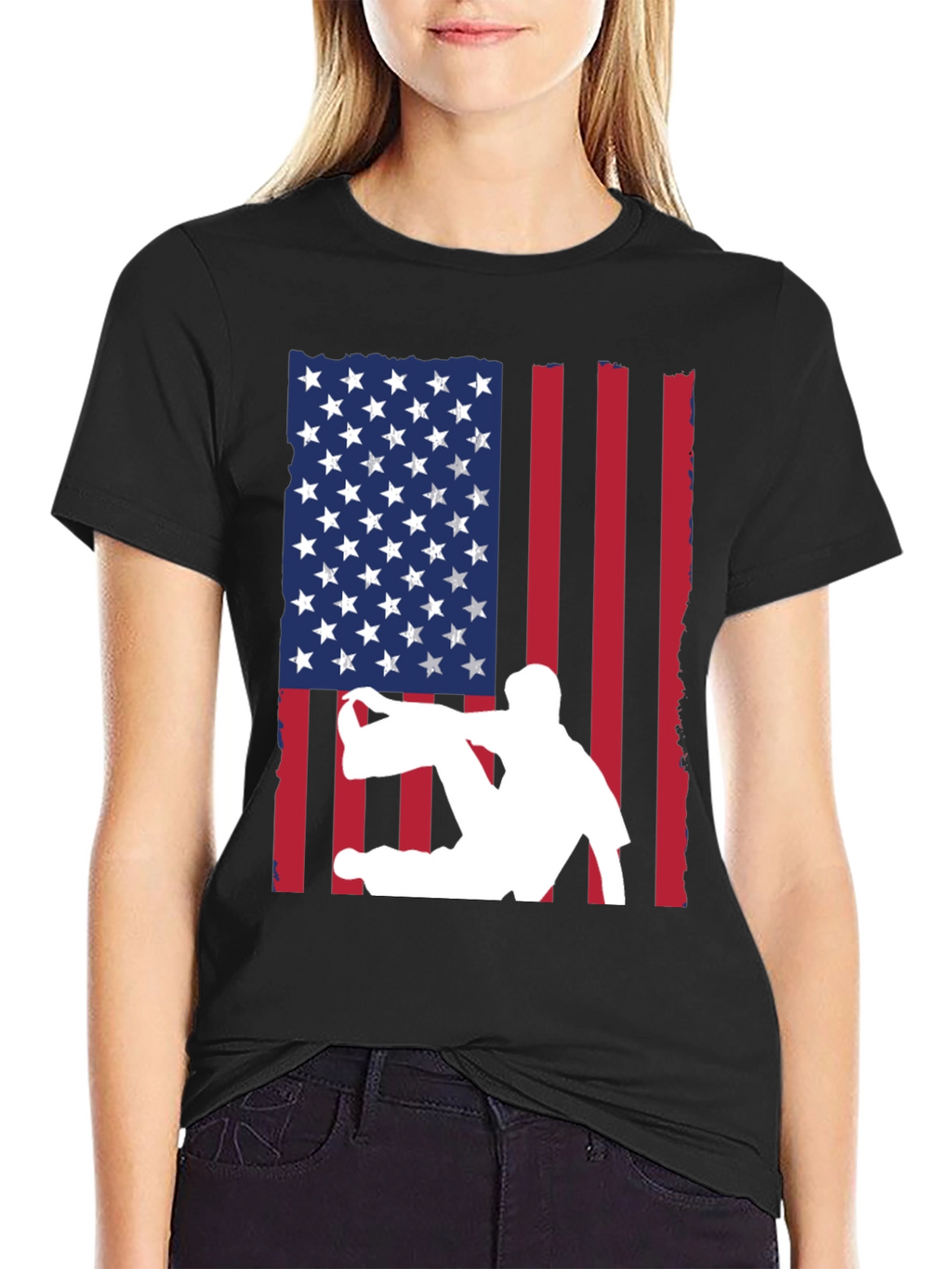 USA Flag Parkour T-Shirt
