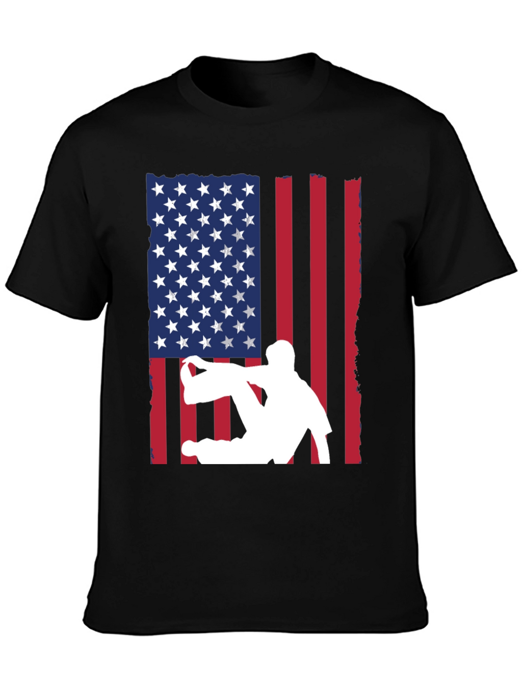 USA Flag Parkour T-Shirt