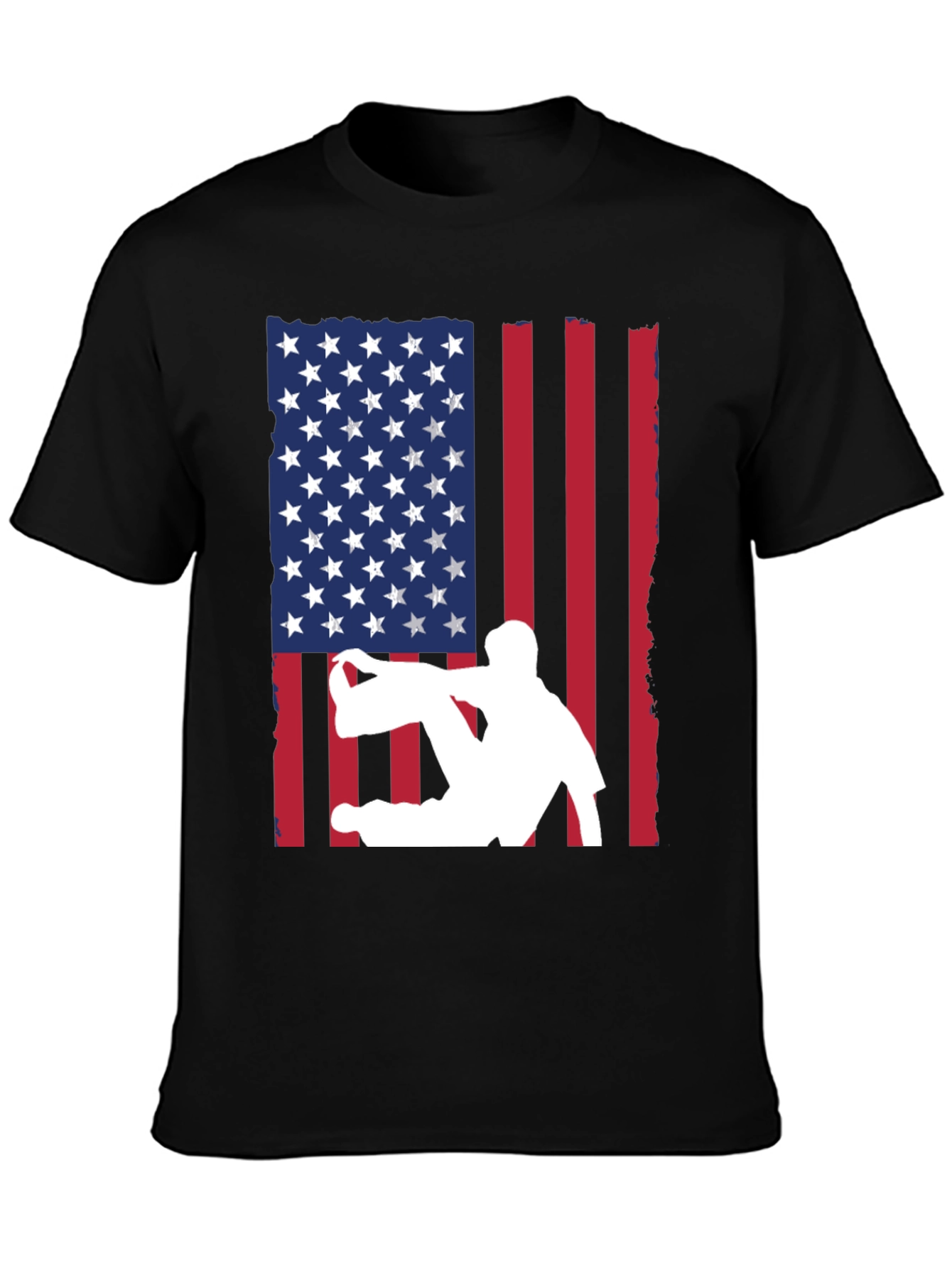 USA Flag Parkour T-Shirt