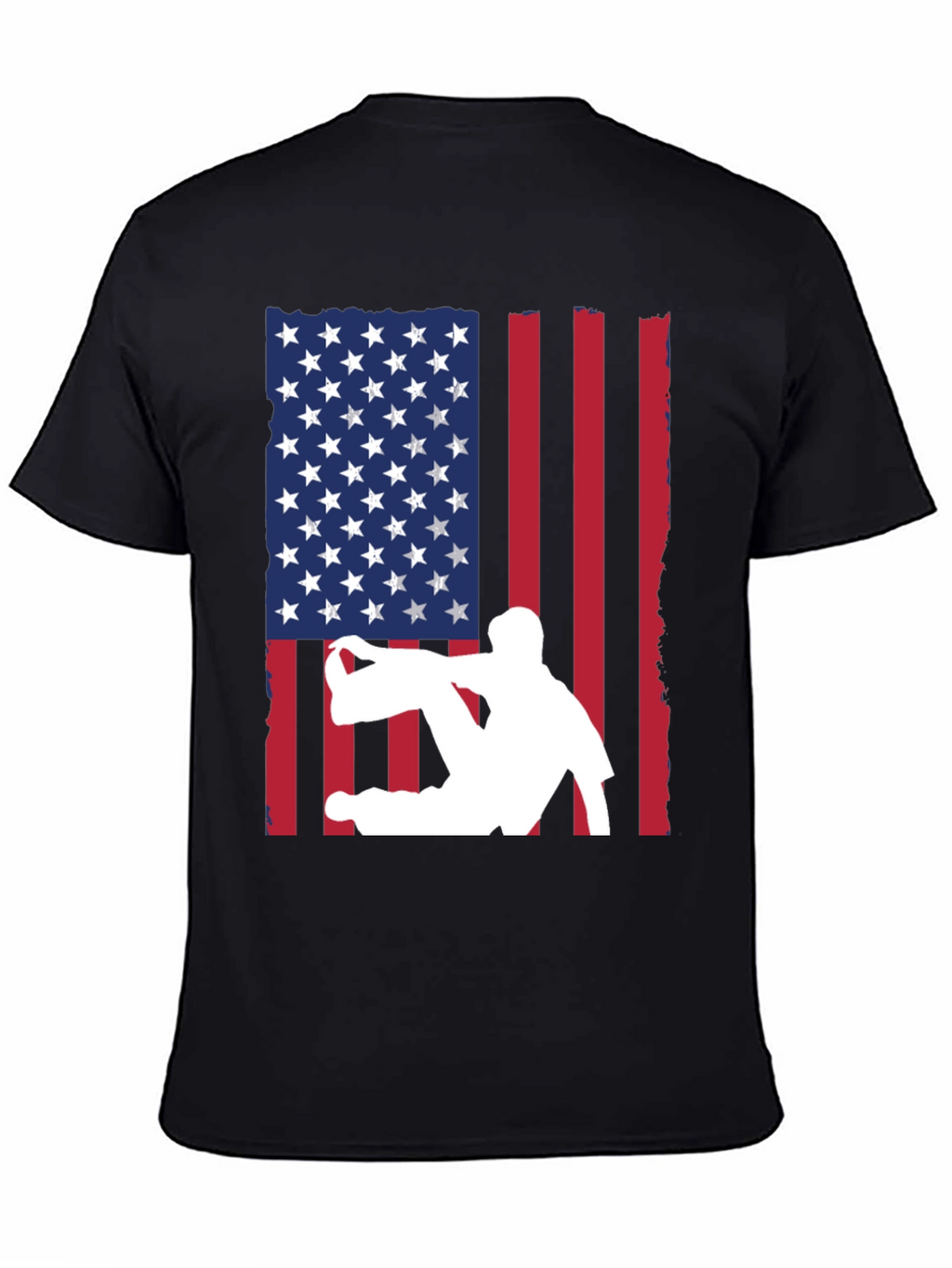 USA Flag Parkour T-Shirt