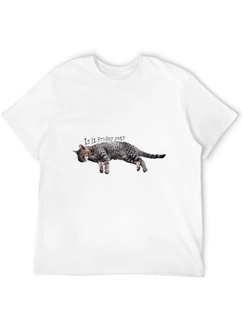 Is it Friday Yet? Cat Graphic Tee