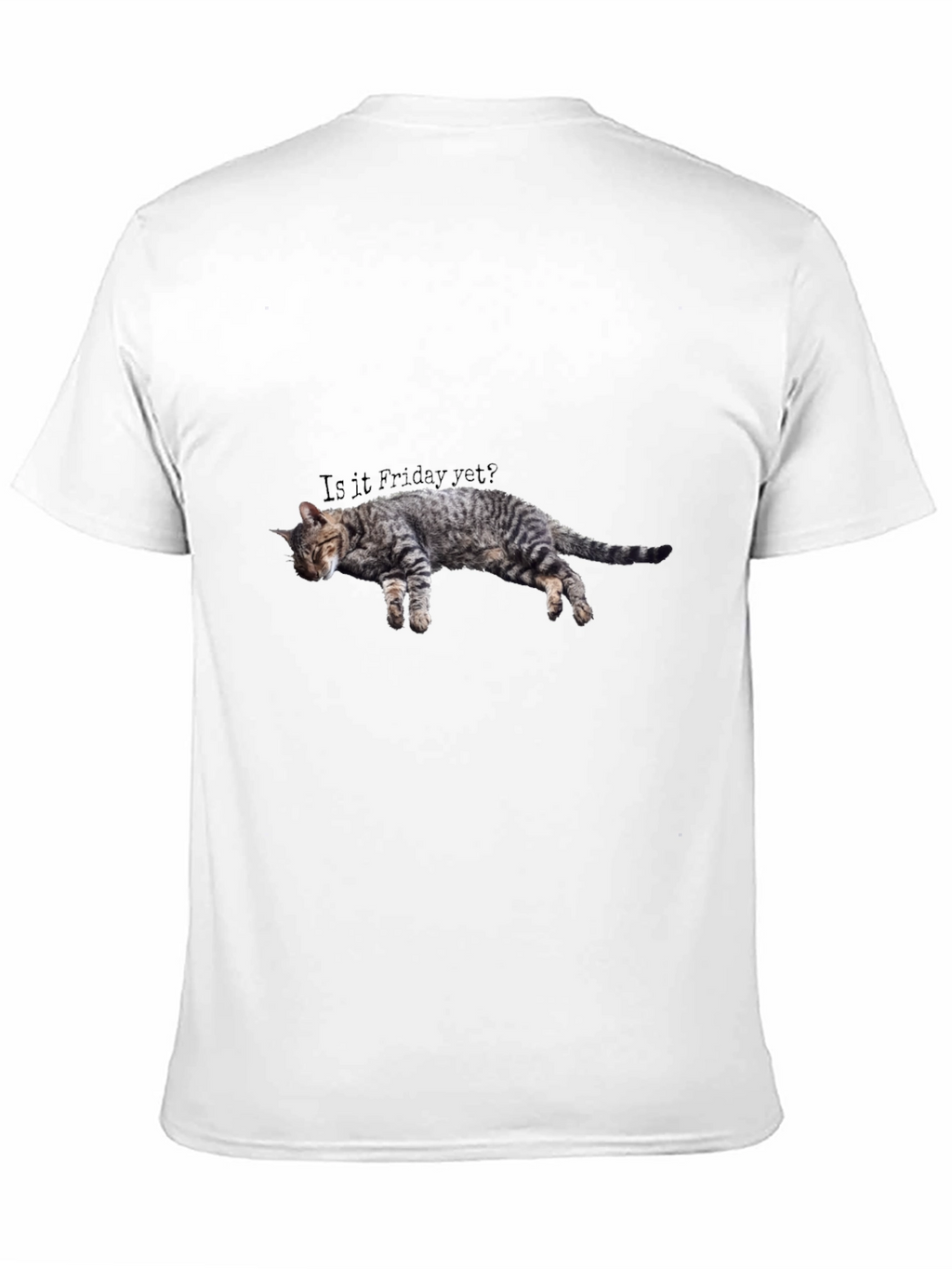 Is it Friday Yet? Cat Graphic Tee
