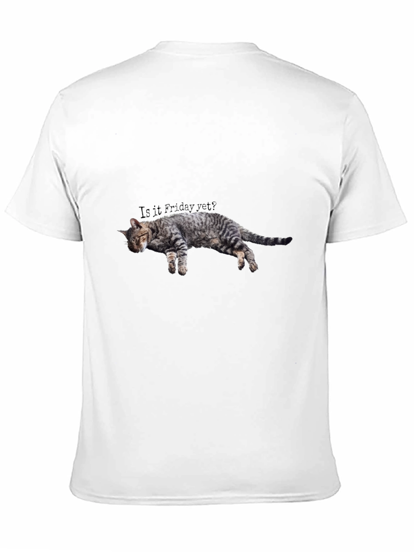 Is it Friday Yet? Cat Graphic Tee