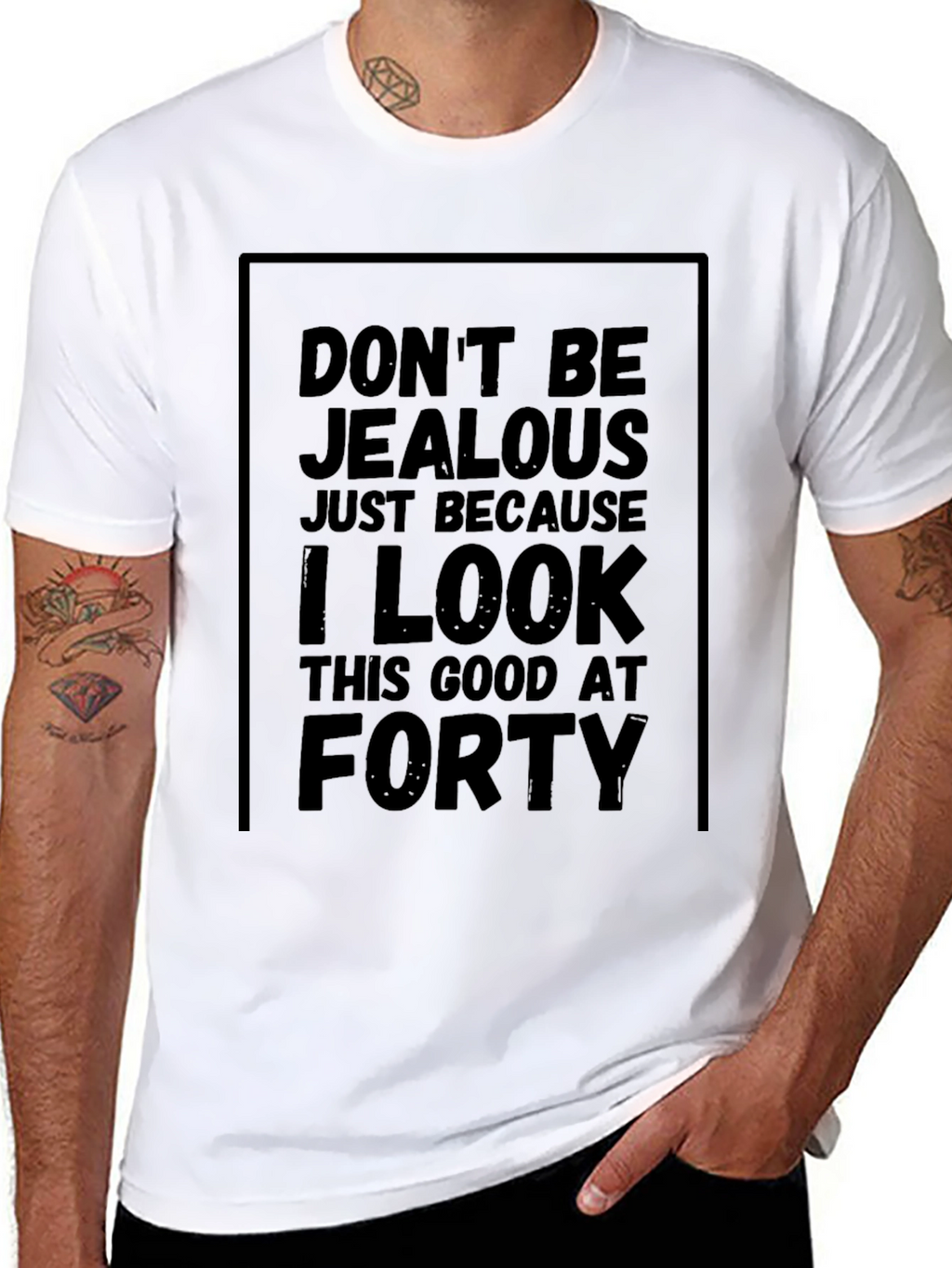 Funny 40th Birthday T-Shirt - Dont Be Jealous