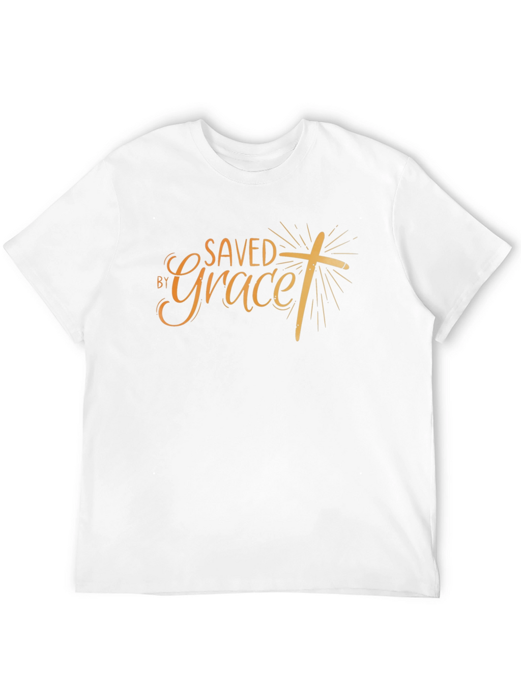 Saved By Grace Black T-Shirt