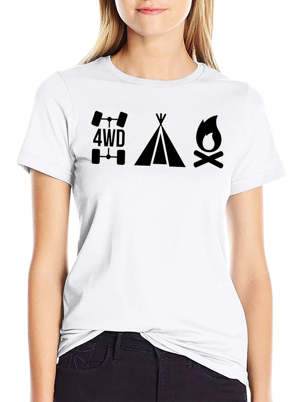 4WD Tent Campfire Graphic Tee
