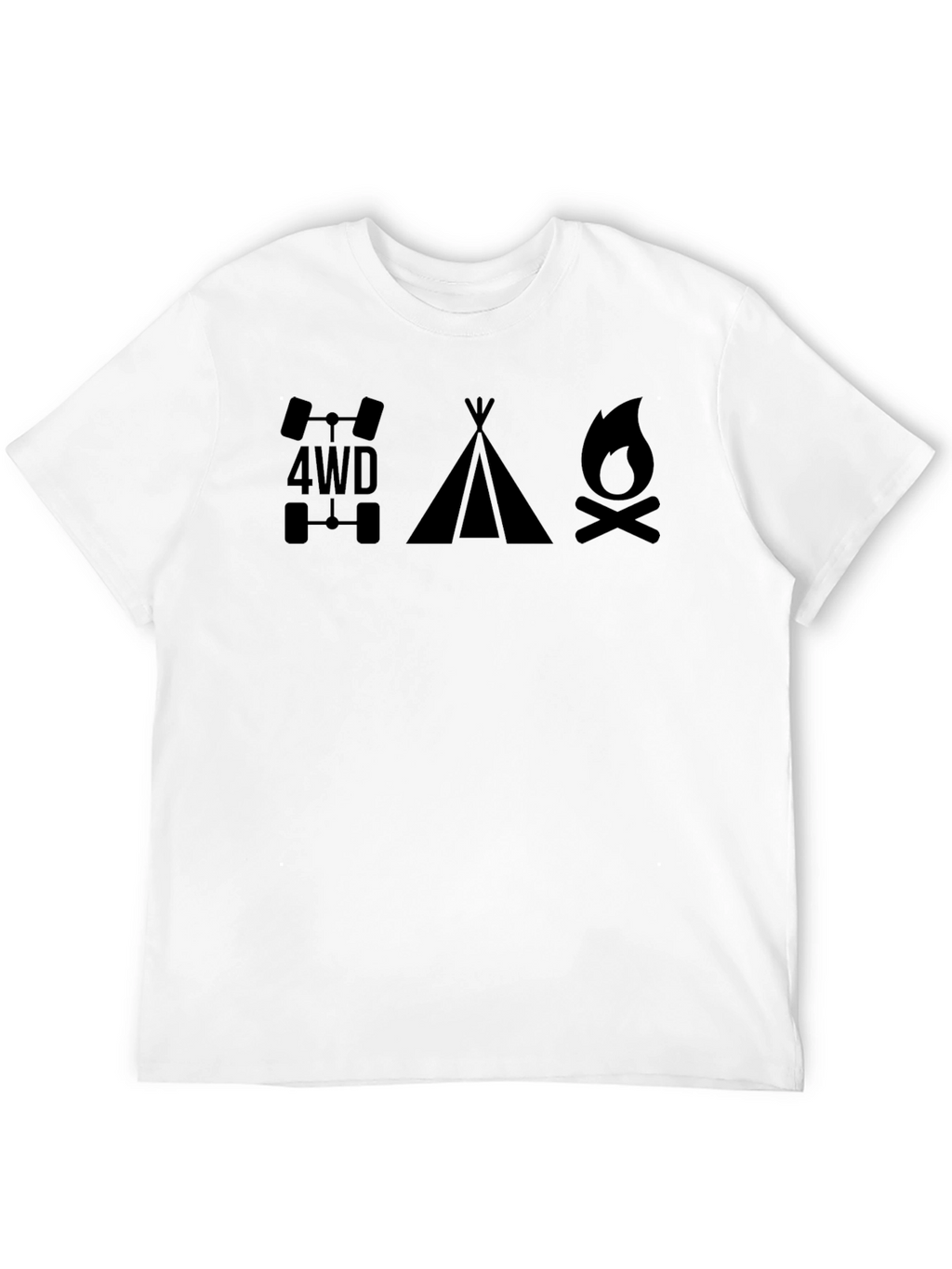 4WD Tent Campfire Graphic Tee