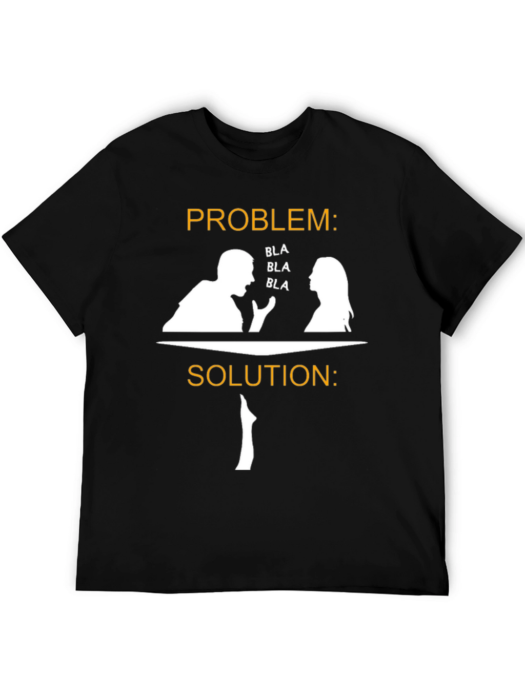 Problem Solution T-Shirt Funny Graphic Tee