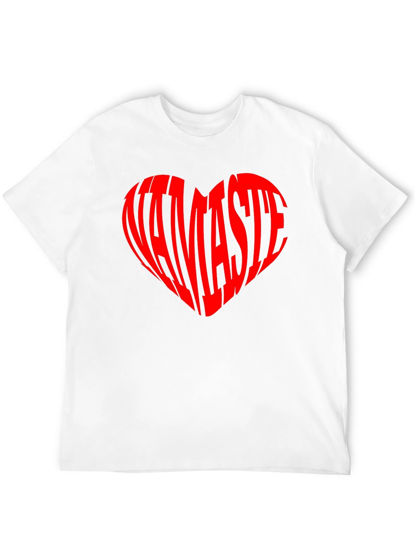Namaste Heart T-Shirt - Yoga Lover Tee