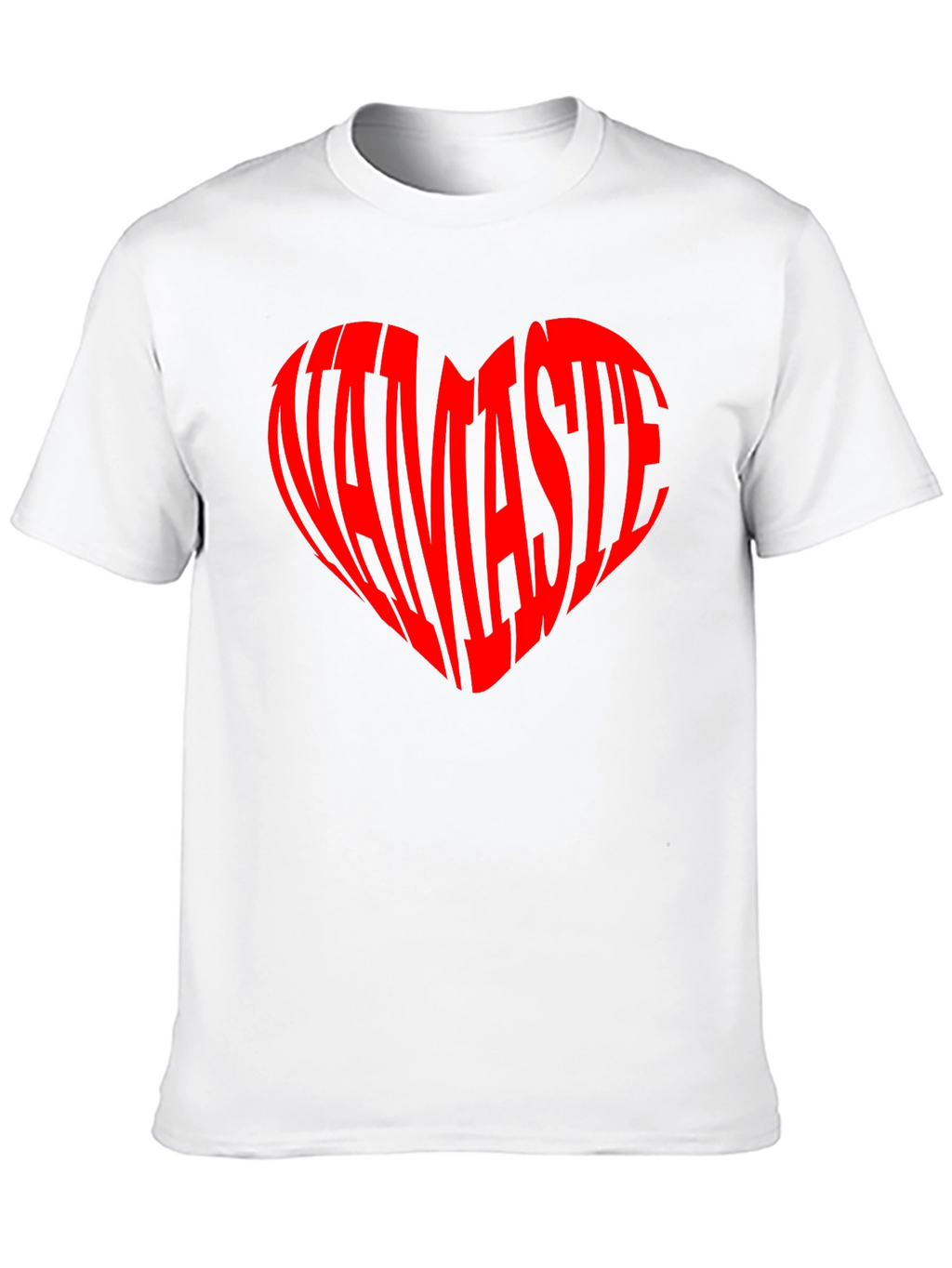 Namaste Heart T-Shirt - Yoga Lover Tee