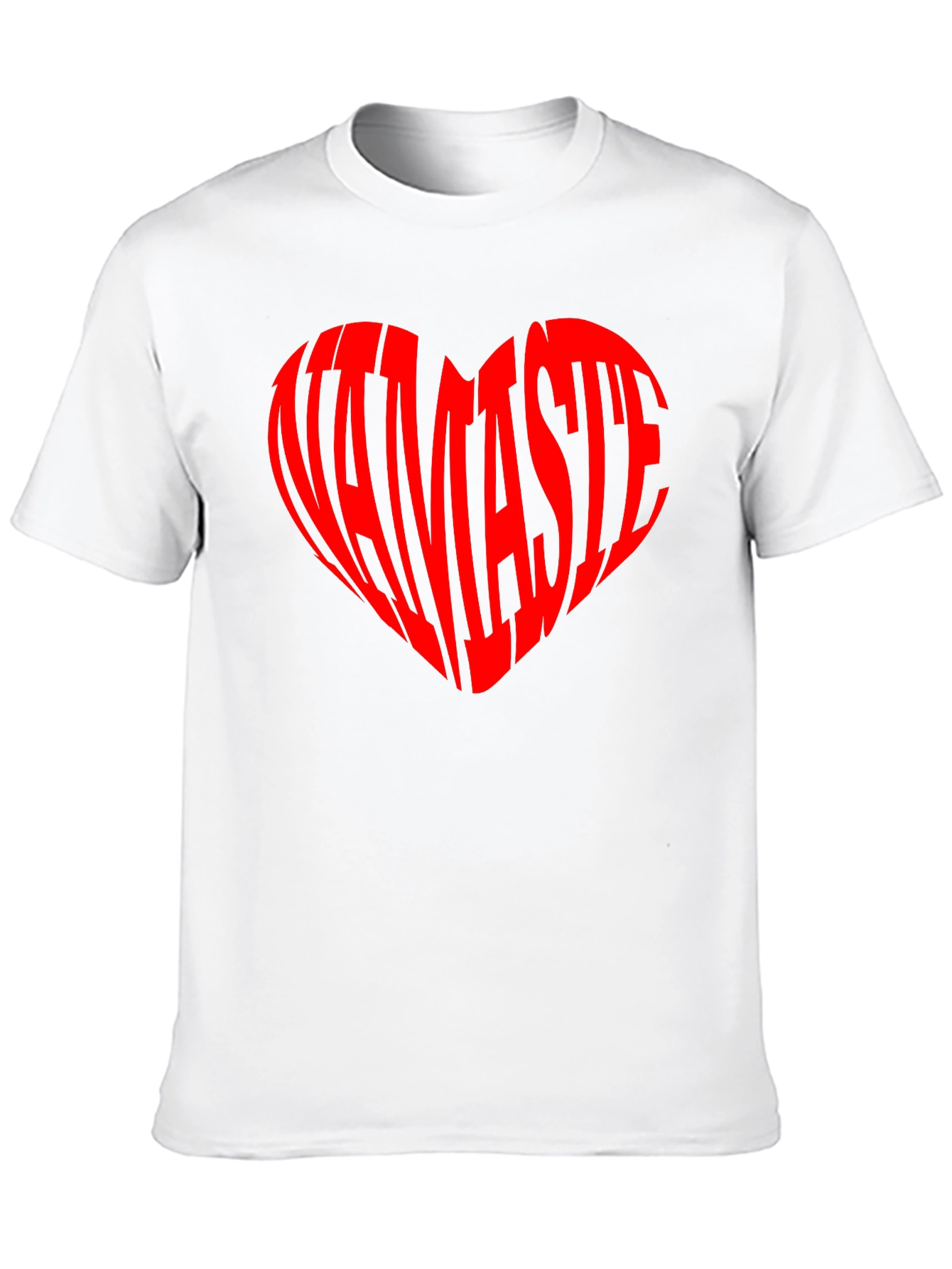 Namaste Heart T-Shirt - Yoga Lover Tee