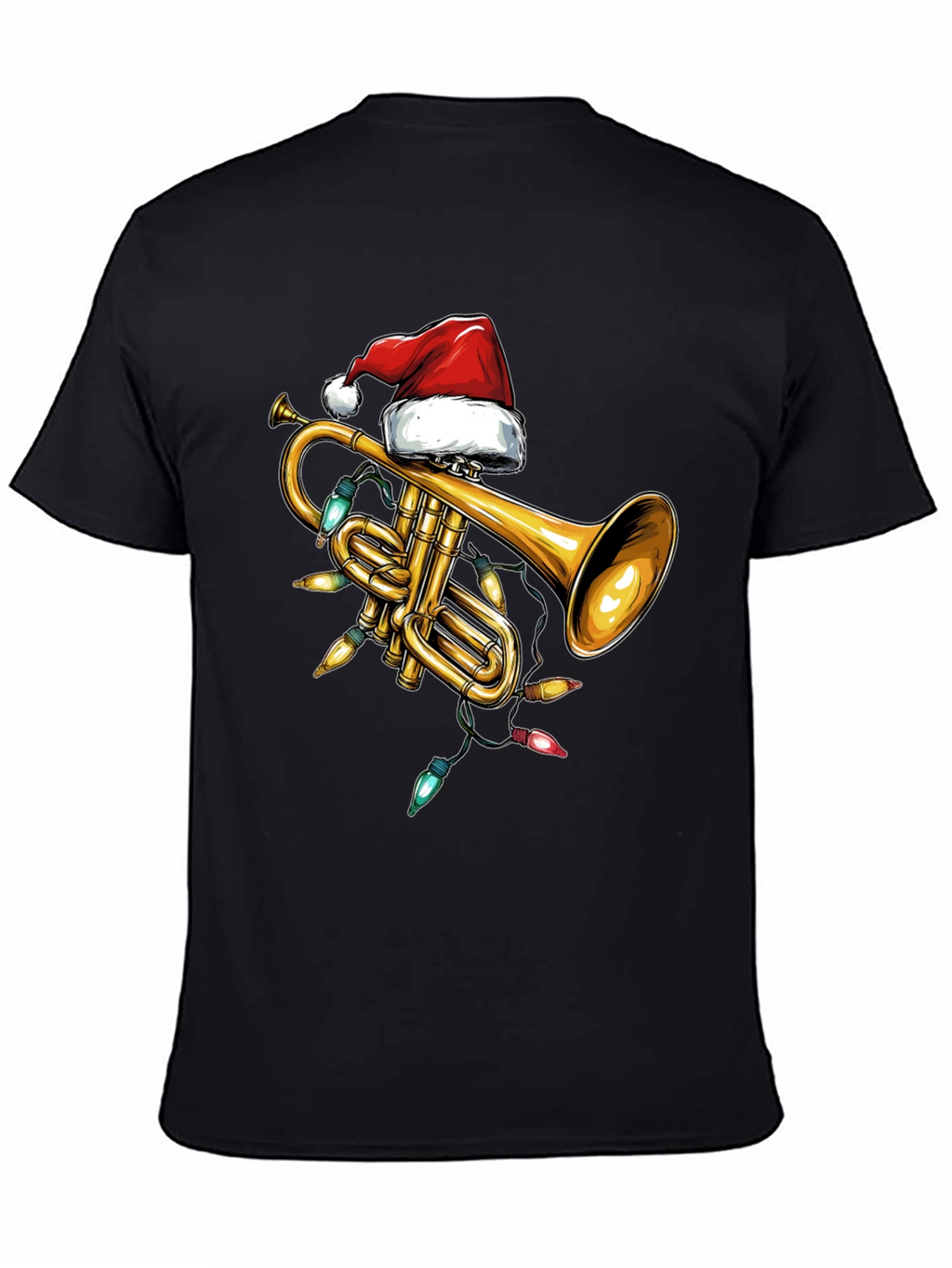 Christmas Trumpet T-Shirt - Festive Musical Design