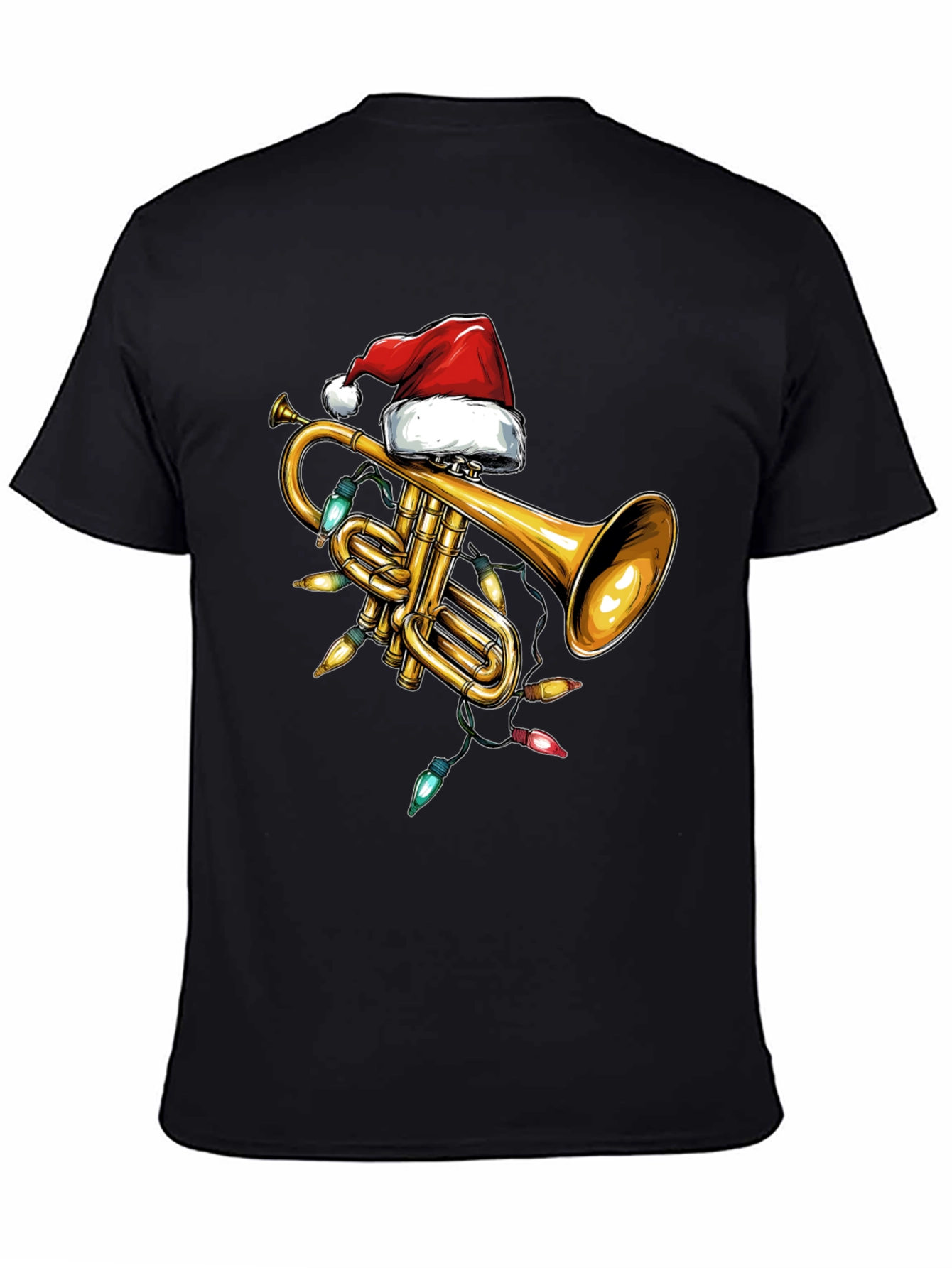 Christmas Trumpet T-Shirt - Festive Musical Design