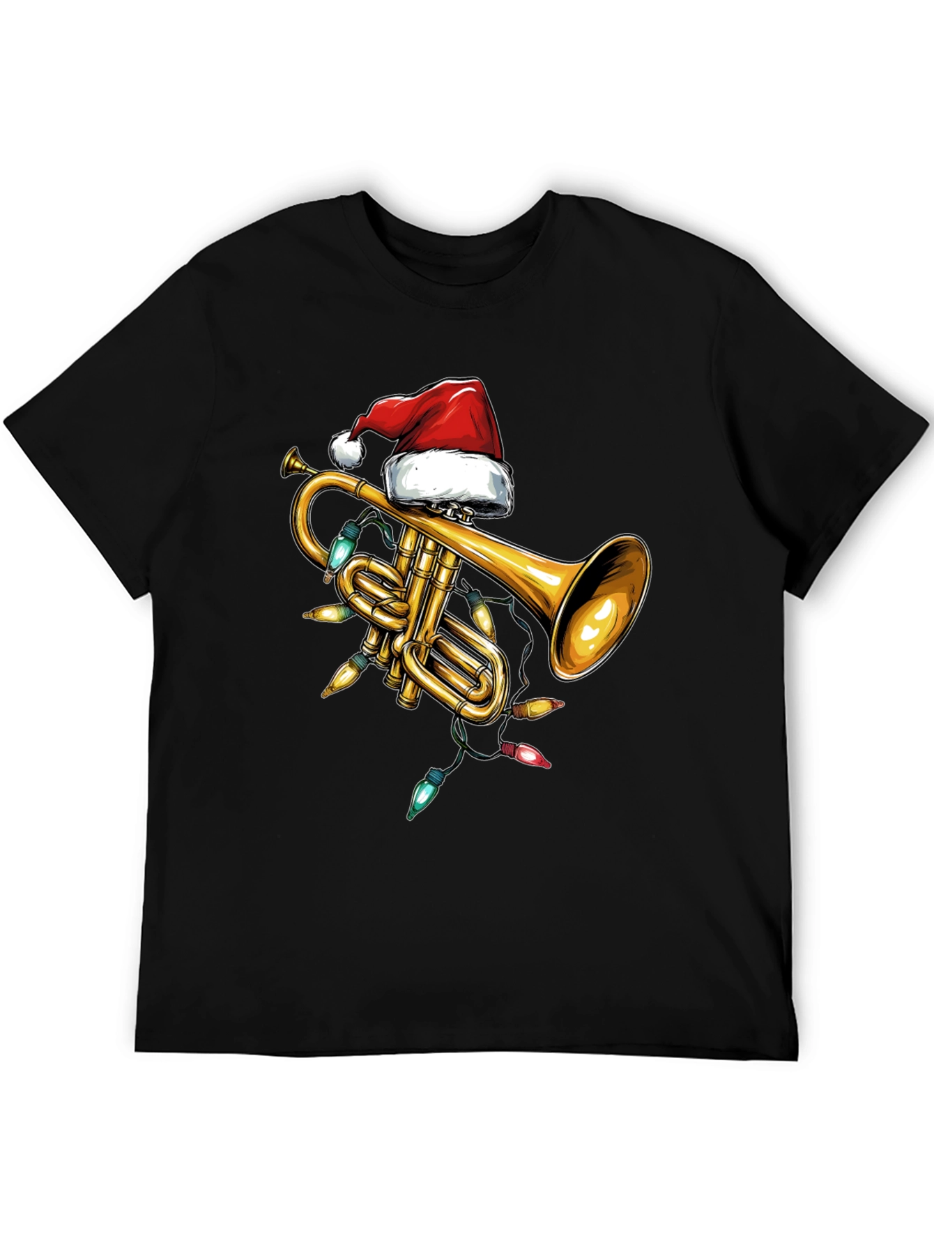 Christmas Trumpet T-Shirt - Festive Musical Design
