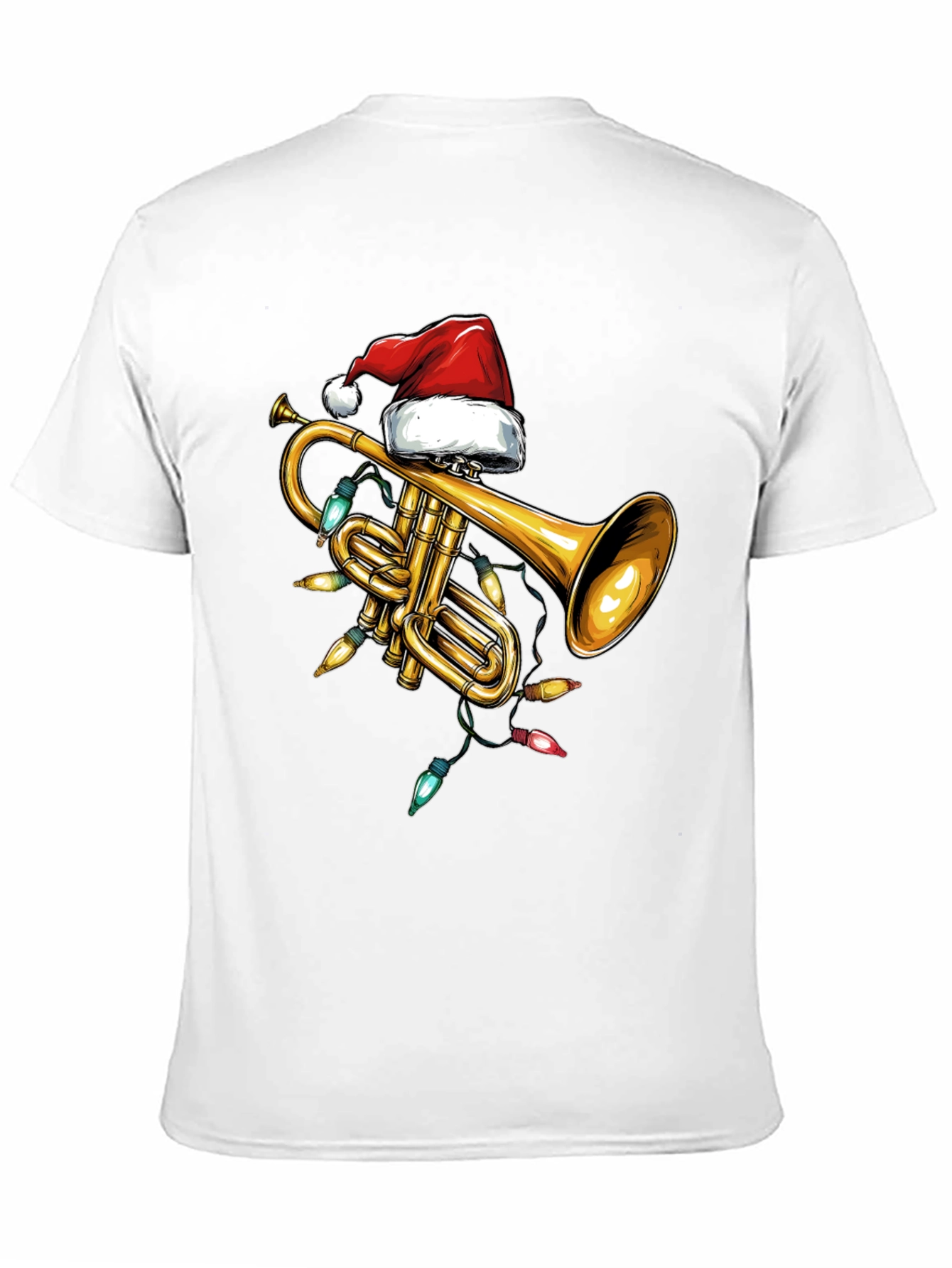 Christmas Trumpet T-Shirt - Festive Musical Design