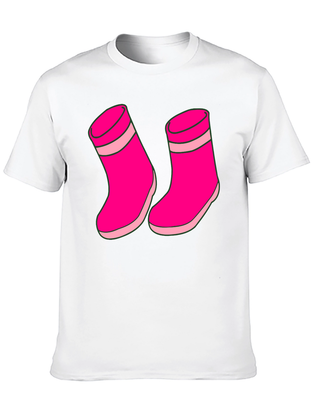 Pink Socks Graphic T-Shirt Unisex