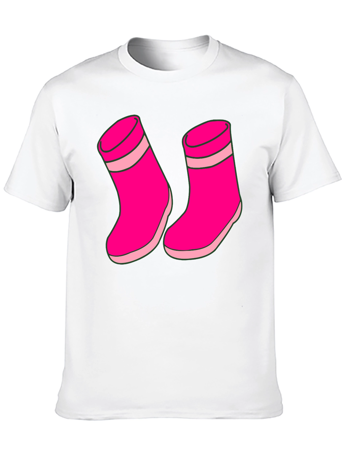 Pink Socks Graphic T-Shirt Unisex