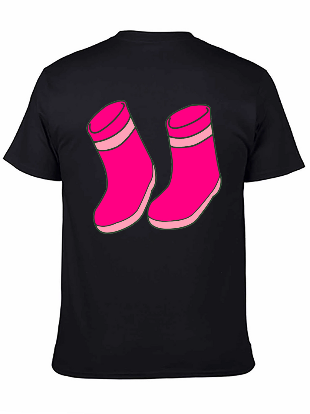 Pink Socks Graphic T-Shirt Unisex