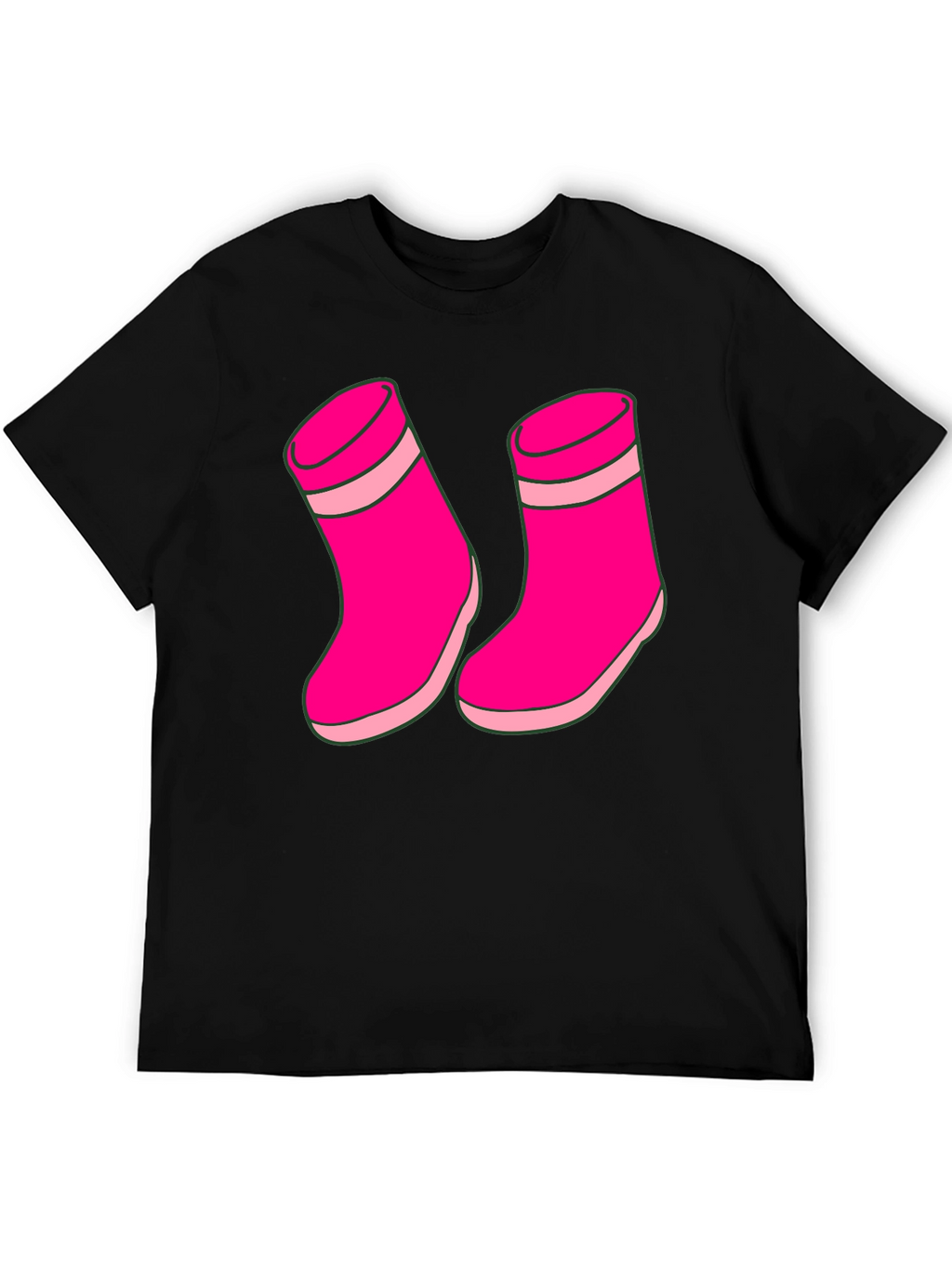 Pink Socks Graphic T-Shirt Unisex