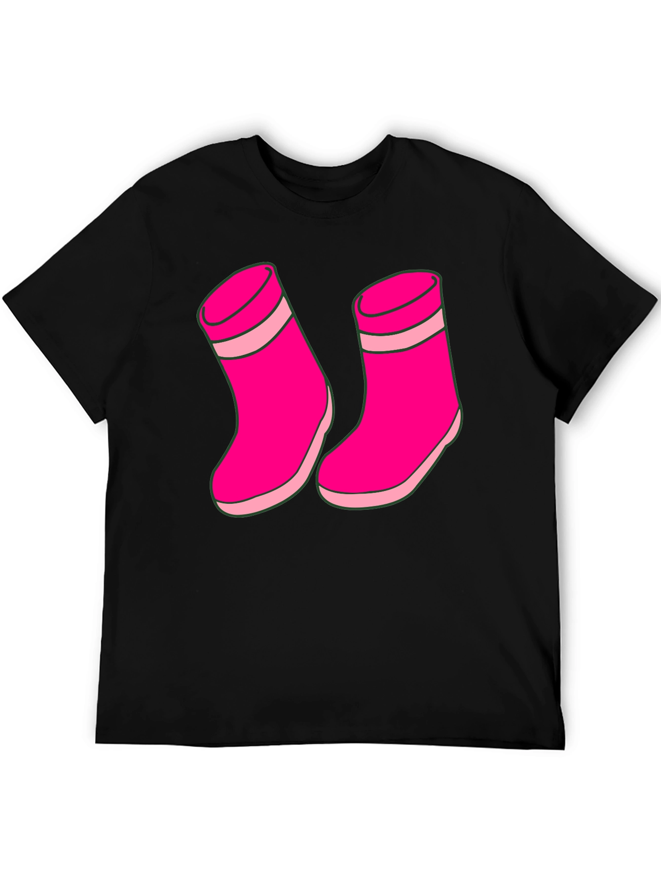 Pink Socks Graphic T-Shirt Unisex