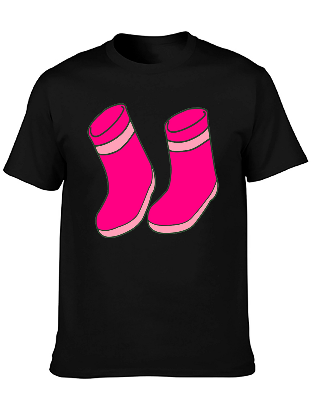 Pink Socks Graphic T-Shirt Unisex