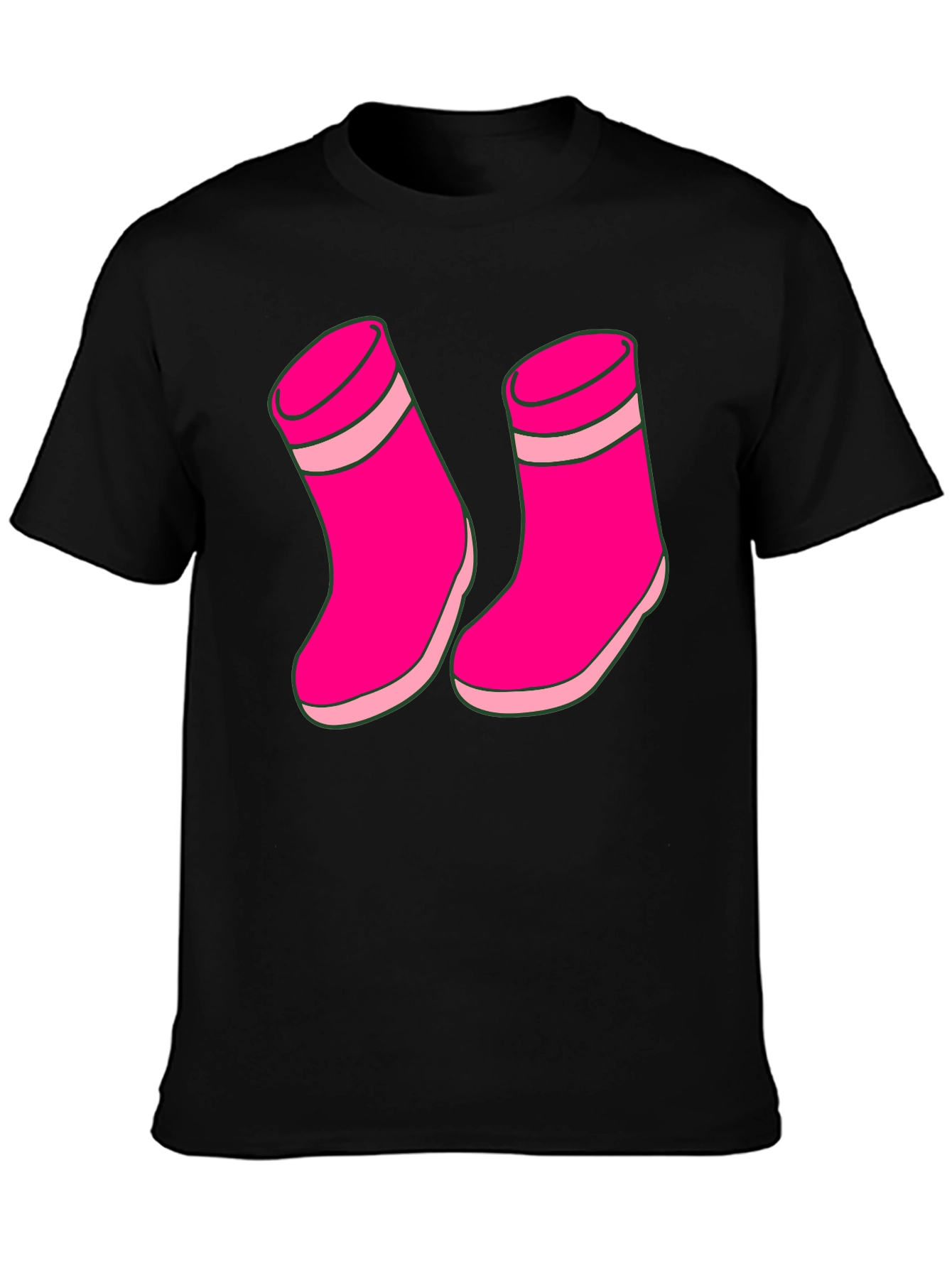Pink Socks Graphic T-Shirt Unisex