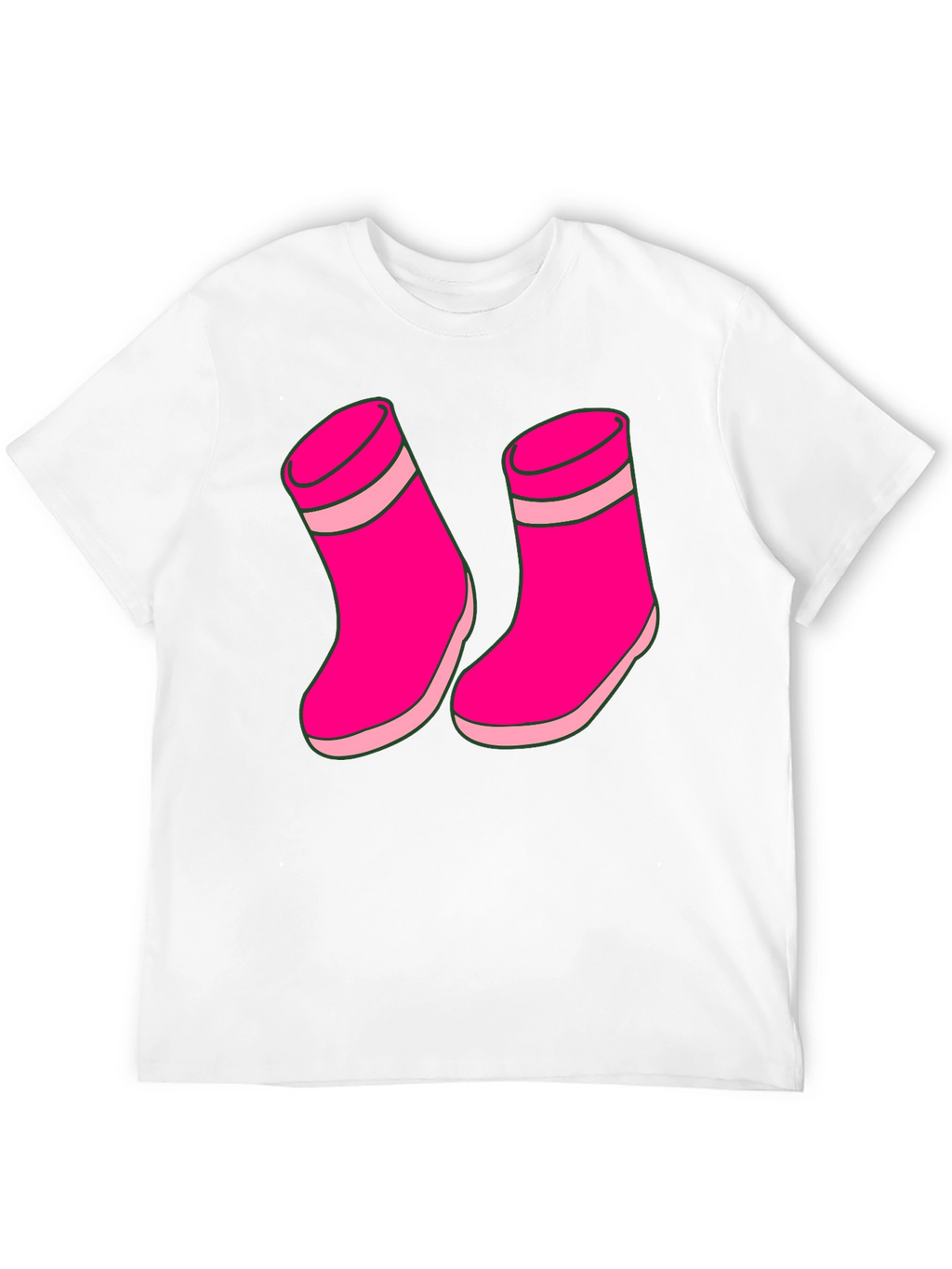 Pink Socks Graphic T-Shirt Unisex