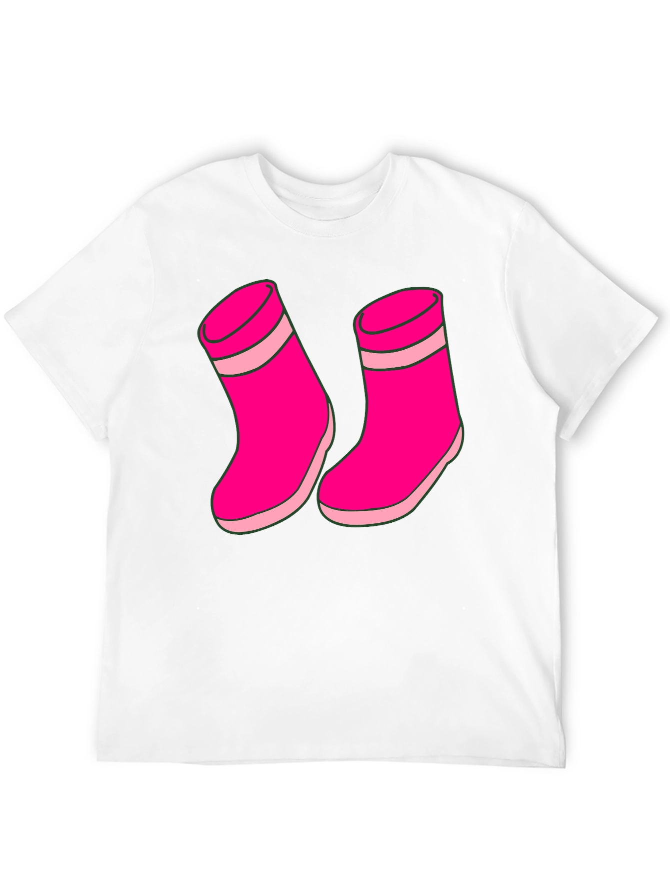 Pink Socks Graphic T-Shirt Unisex