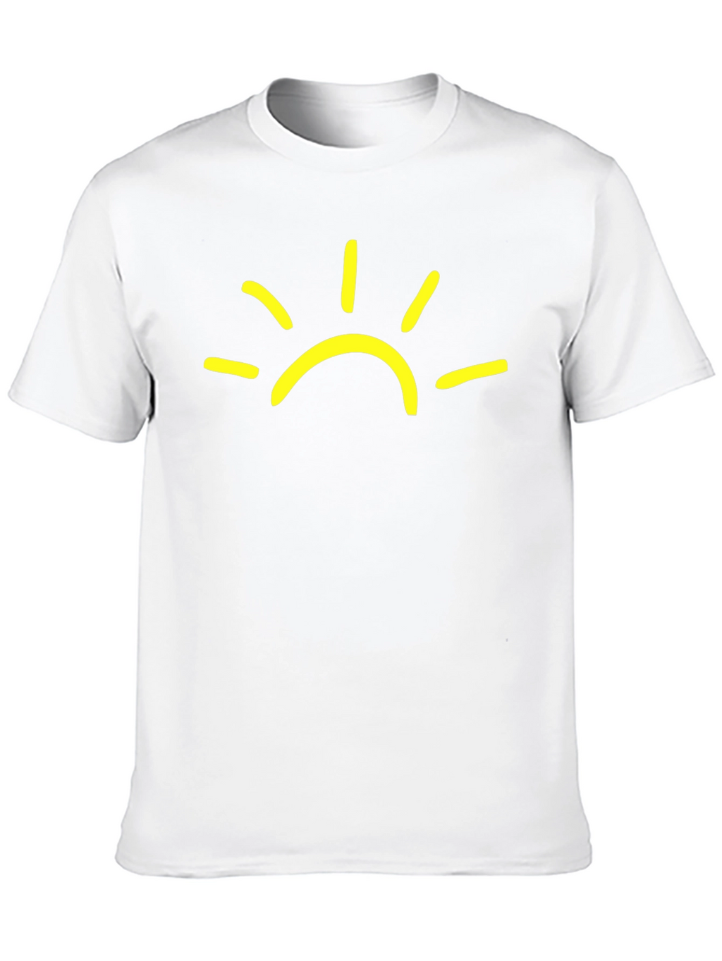 Sunshine Graphic Tee - Black Casual T-Shirt